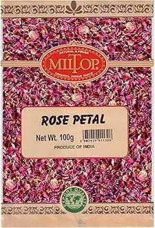 Miltop Edible Dry Rose Petals|GULAB Patti, 100g