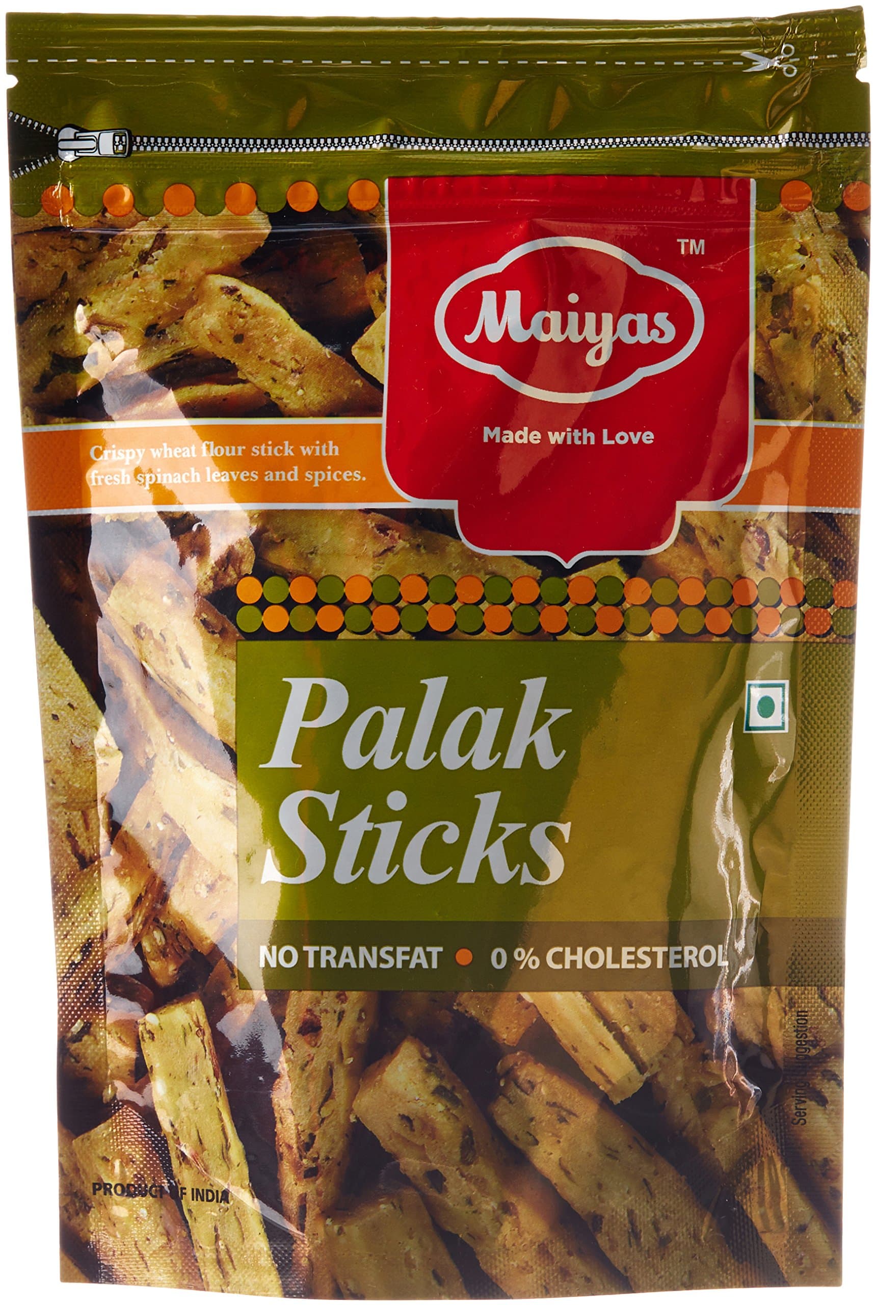 Maiyas Palak Stick, 190gm.