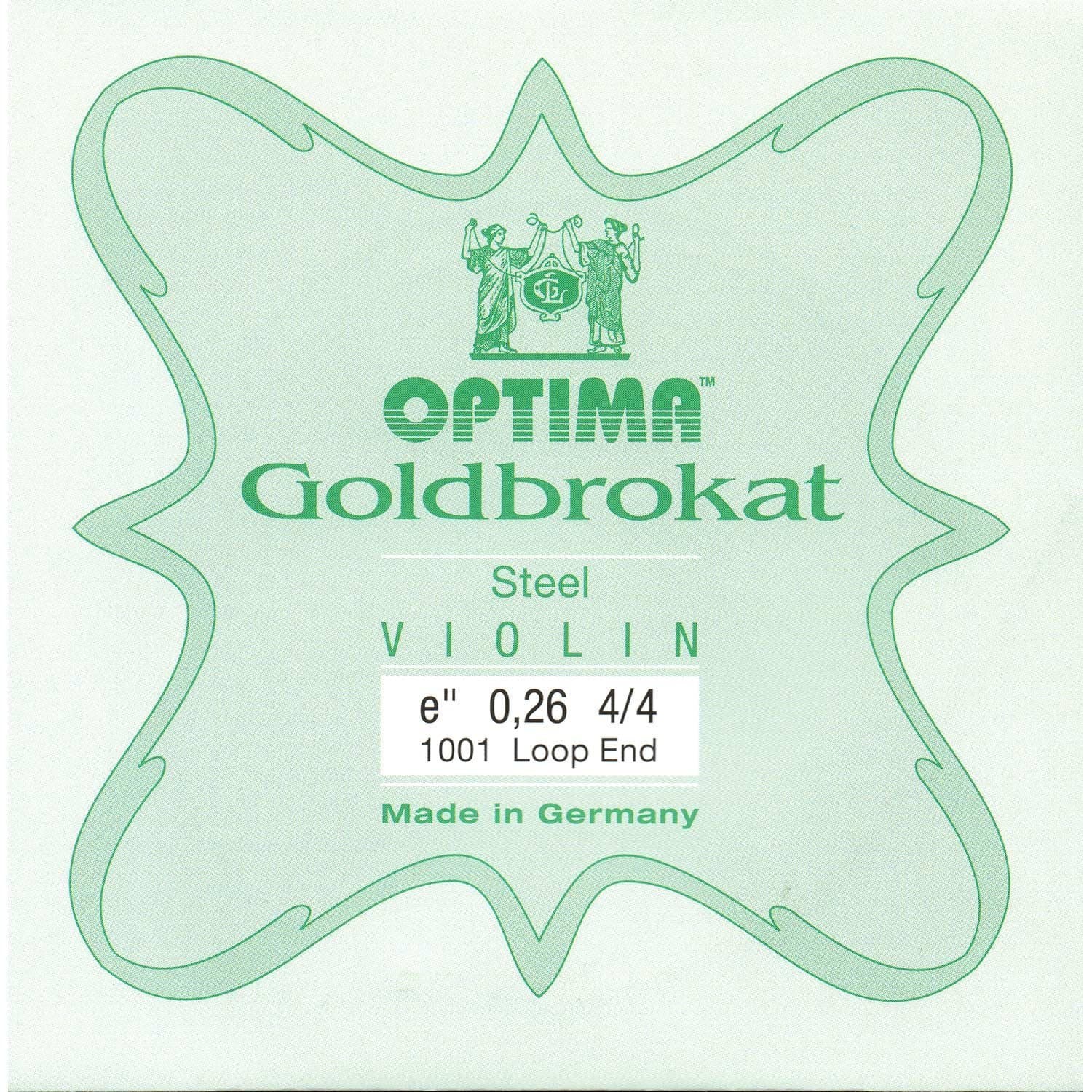 Goldbrokat 4/4 Violin E String - Steel - #26(medium) Gauge - Loop End