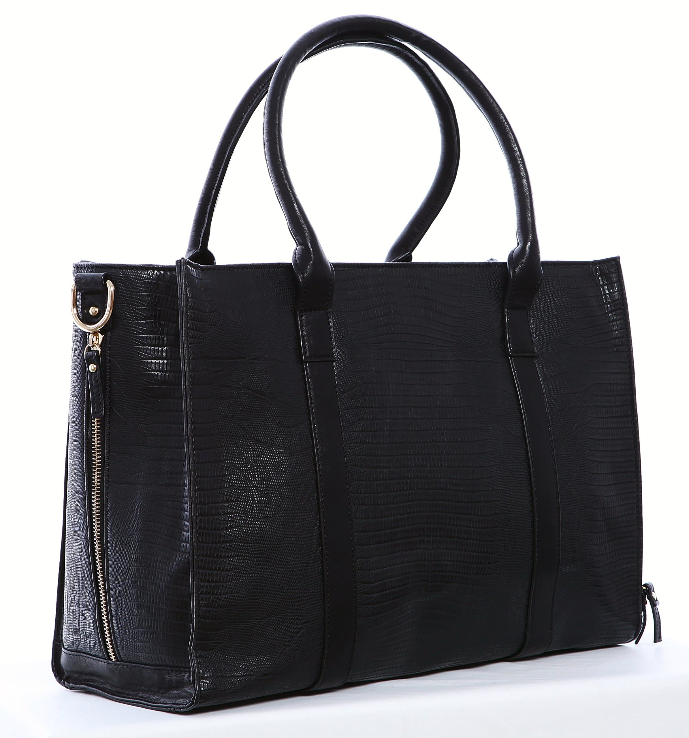 Juno Blu "Esalen" Breast Pump Bag, Black Lizard