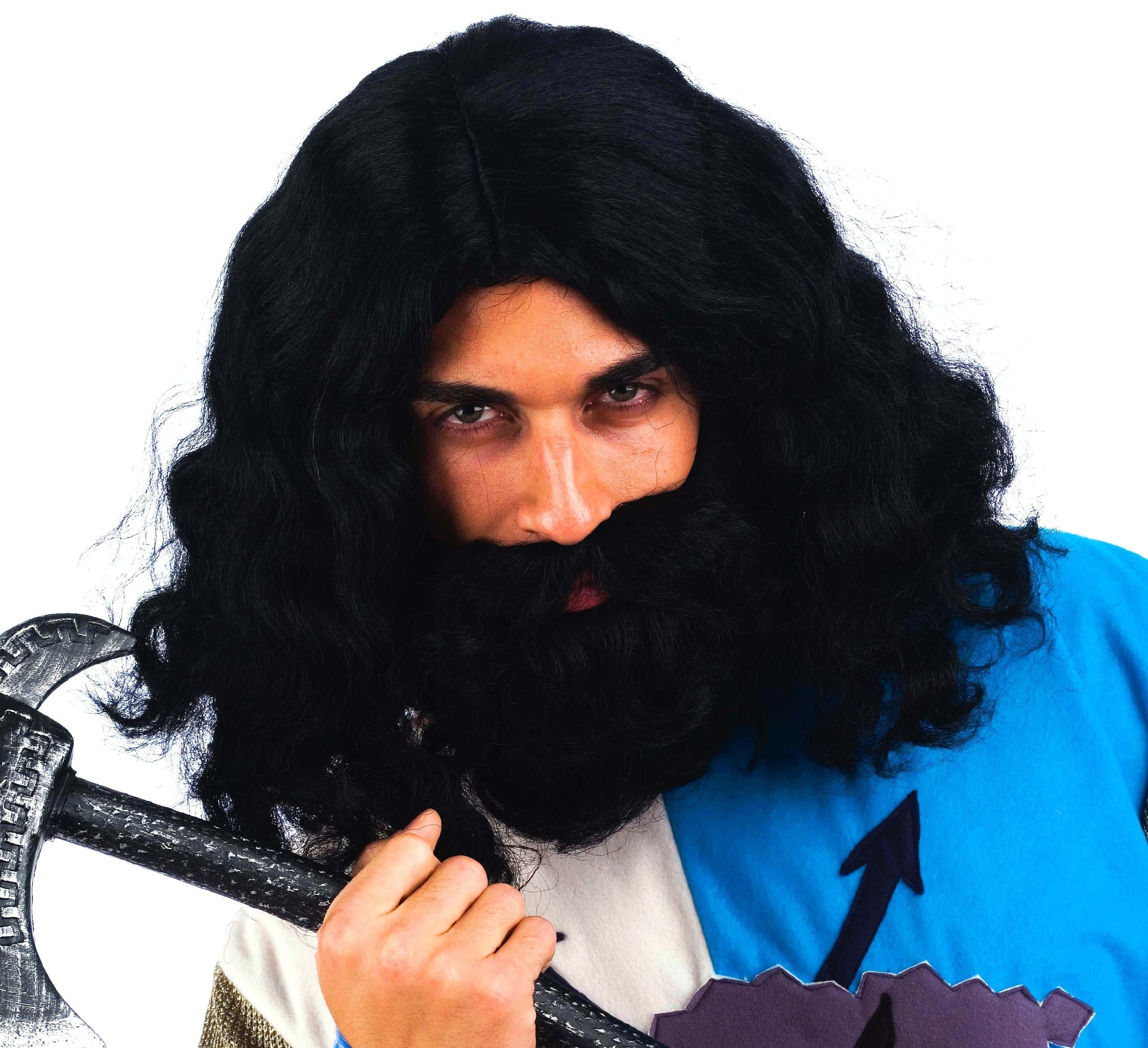 Limit Sport IC024 Wig with Beard Black