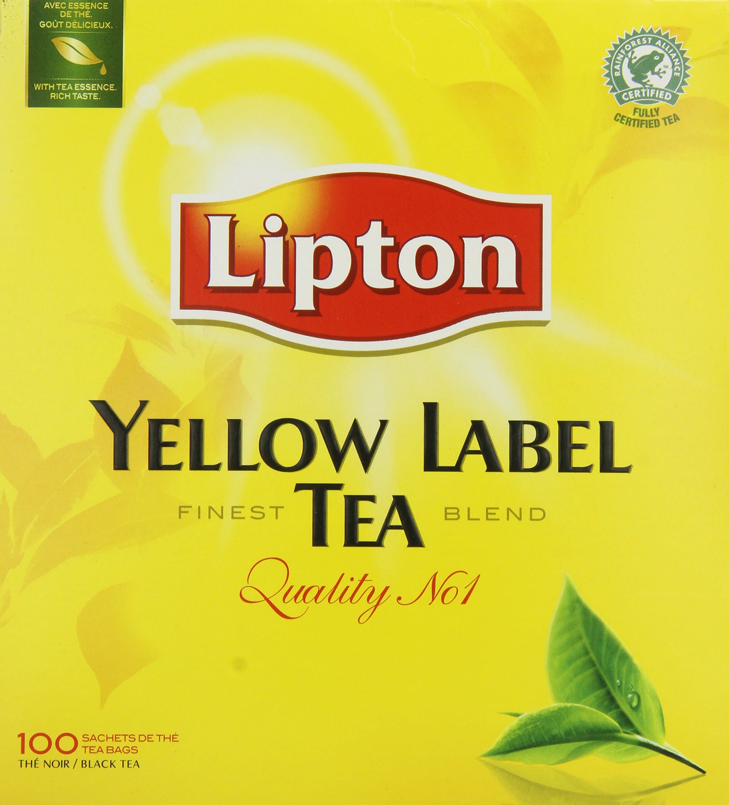 Yellow Label Tea 100 Tea Bags