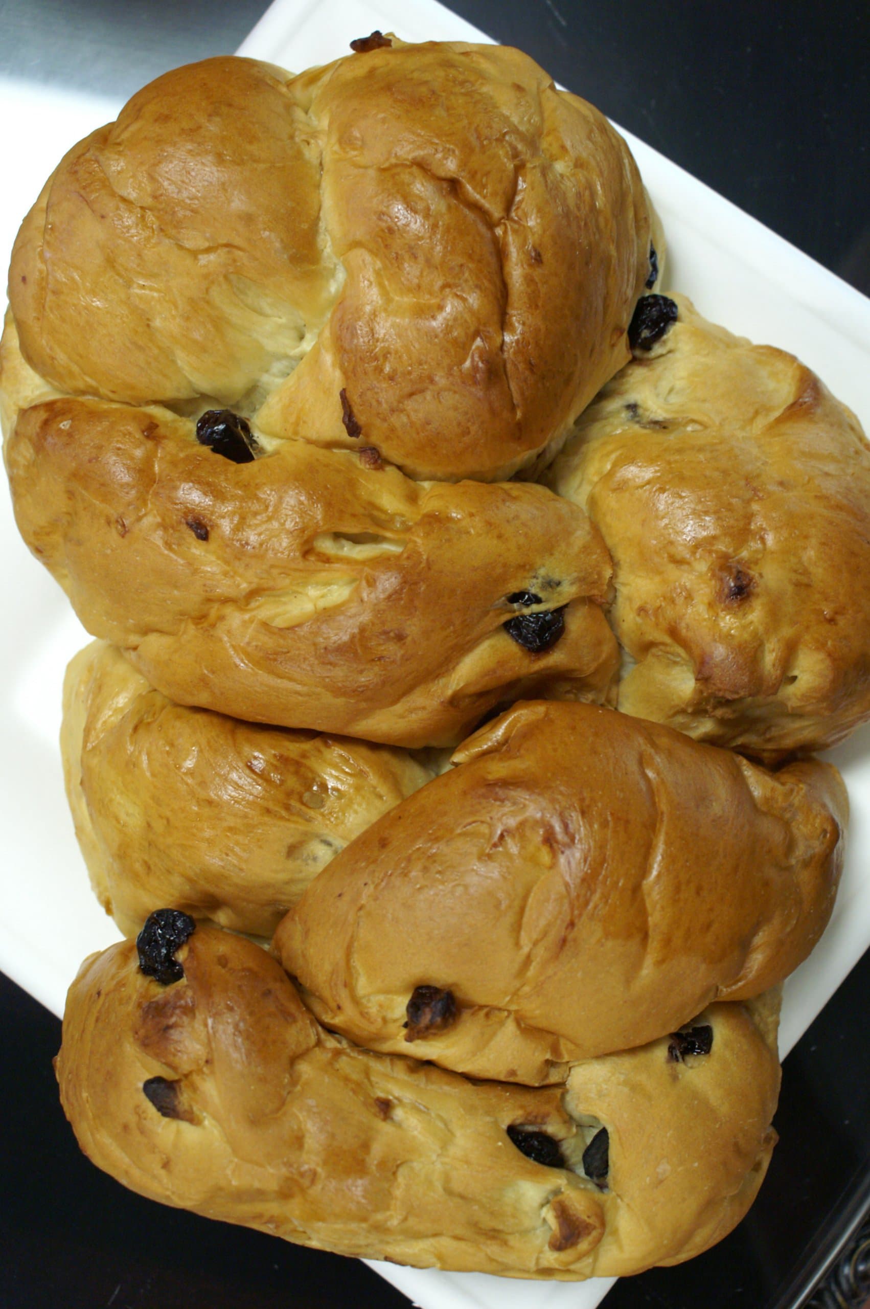 Challah Bread - Cherry Apple Challah -2 PACK- 2 Pound Challah Bread each loaf, ALL NATURAL FRESH Milled Wheat, Honey, Eggs, Cherries, Apples, Butter, Yeast, Sea Salt