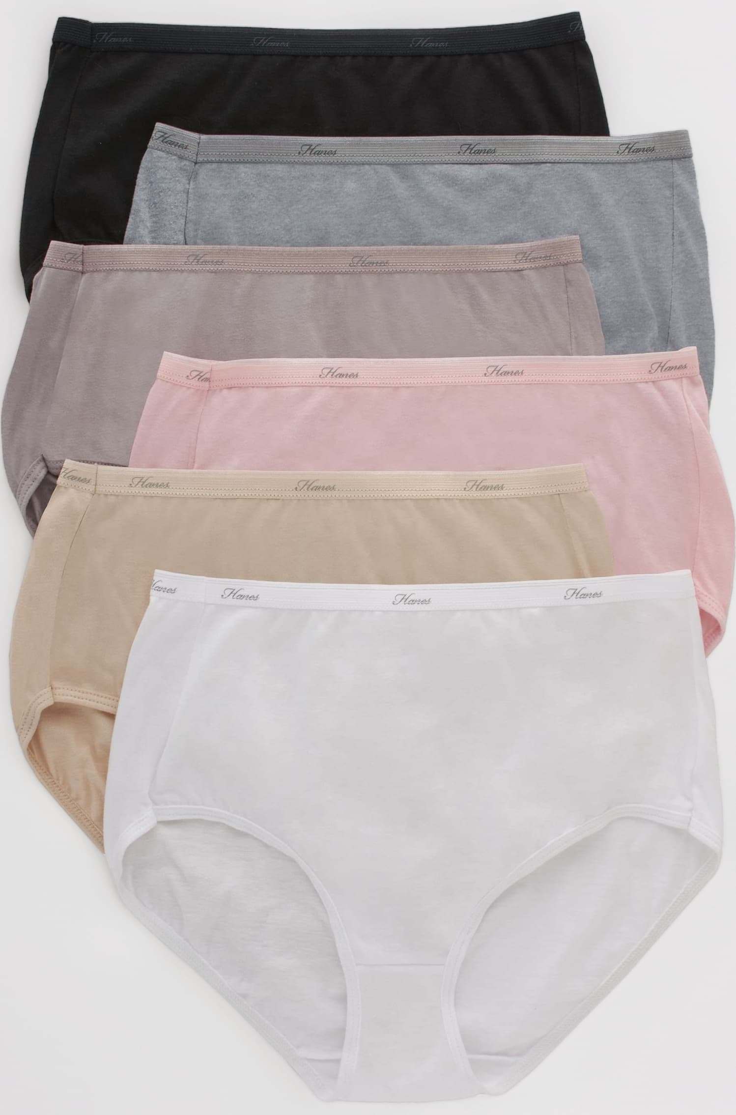 Hanes Women's Assorted Cotton Briefs (3 Pack)