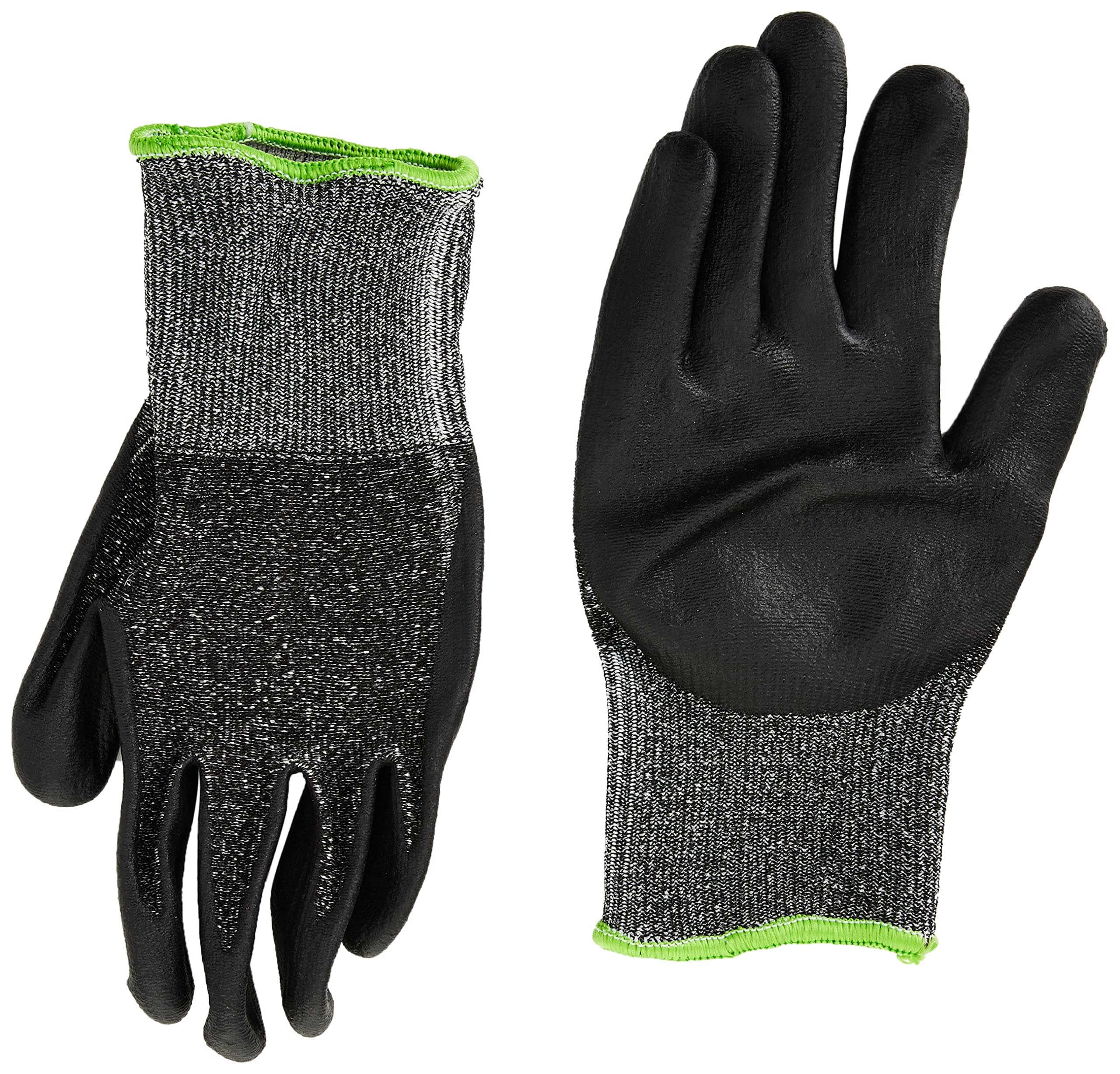 Skytec Gloves SKY27-M Ninja Knight Cut 5 bi-poly palm coat Glove, Size: M, Grey/Black