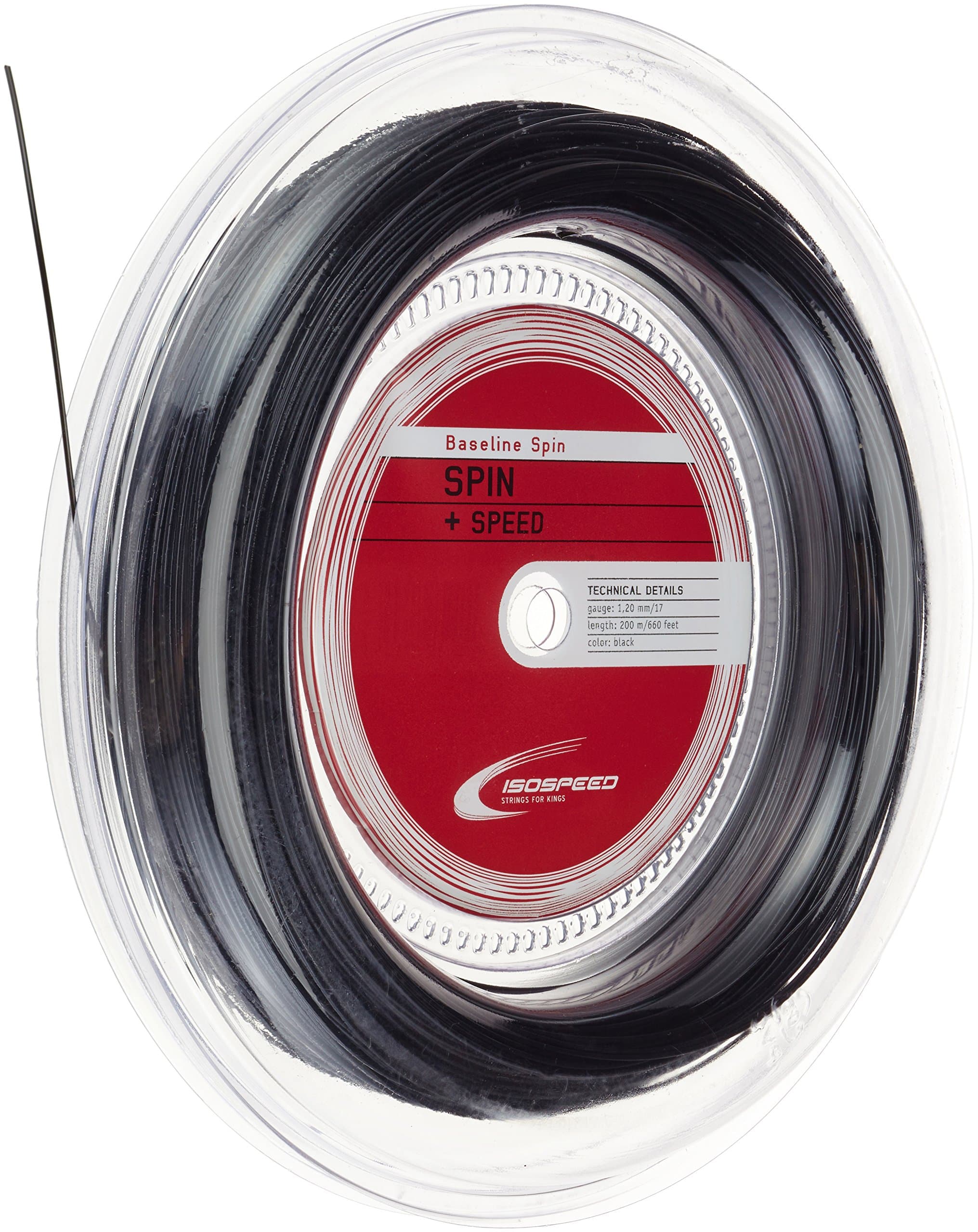 IsospeedBaseline Spin Speed Tennis String – 200 m Reel, 3015