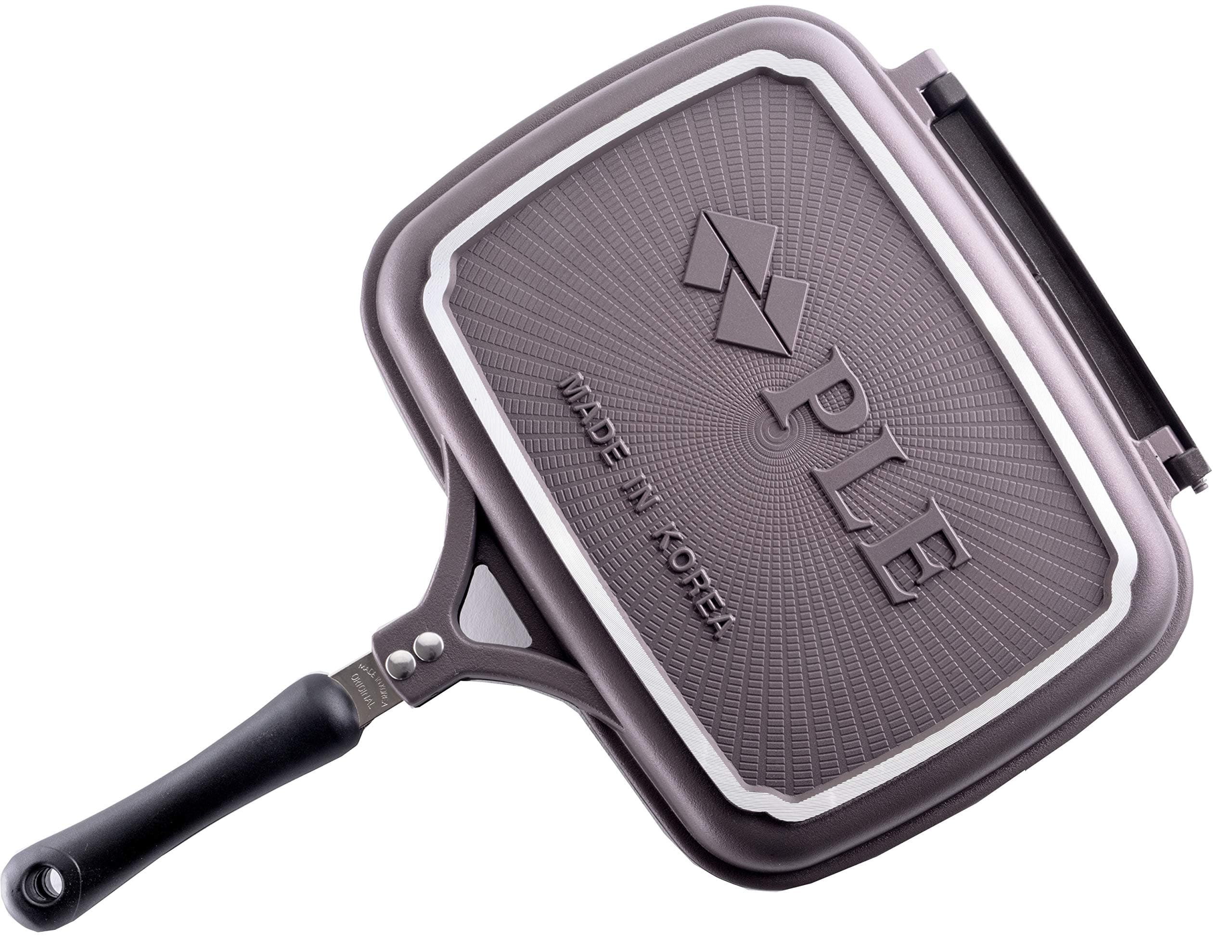 PLE Flip Pan, Double Pan, Fold Pan Low Pressure Cookware, Non-Stick & Non-Toxic Coatings, Korea