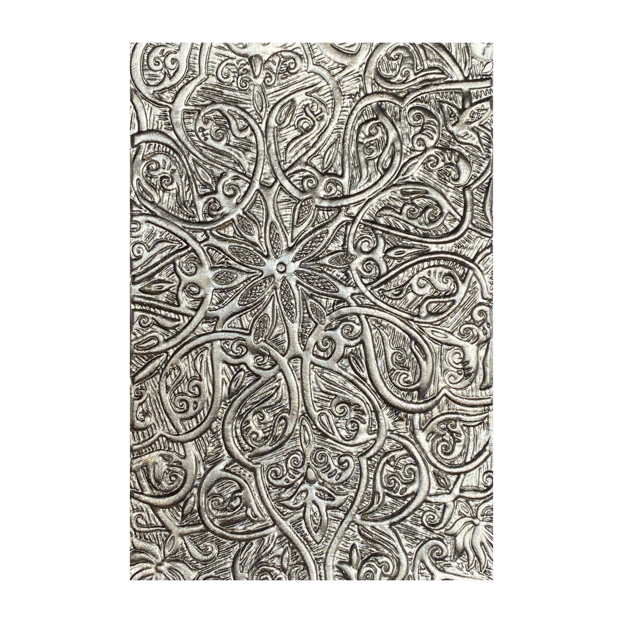 Sizzix Embossed Embossed Folder / 3D Texture Fades Embossing Folder - Engraved By Tim Holtz [664249]
