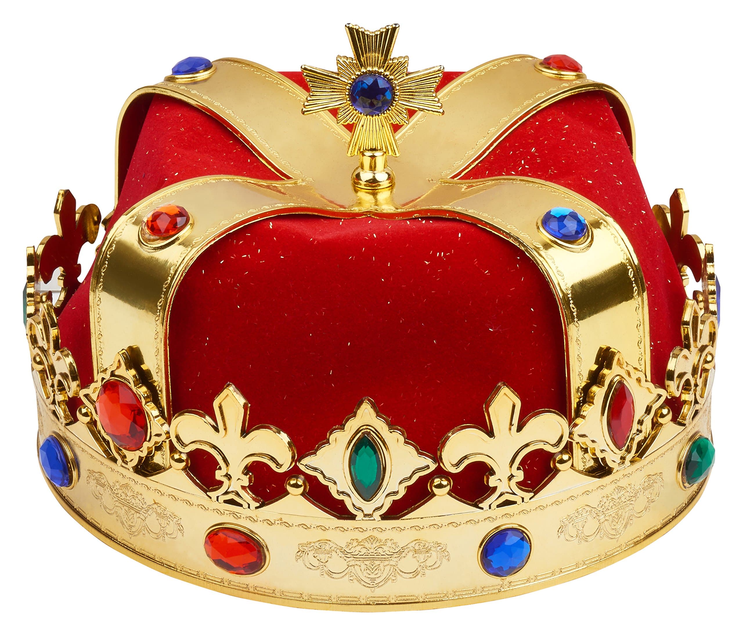 Royal Crown for King or Queen (Red)