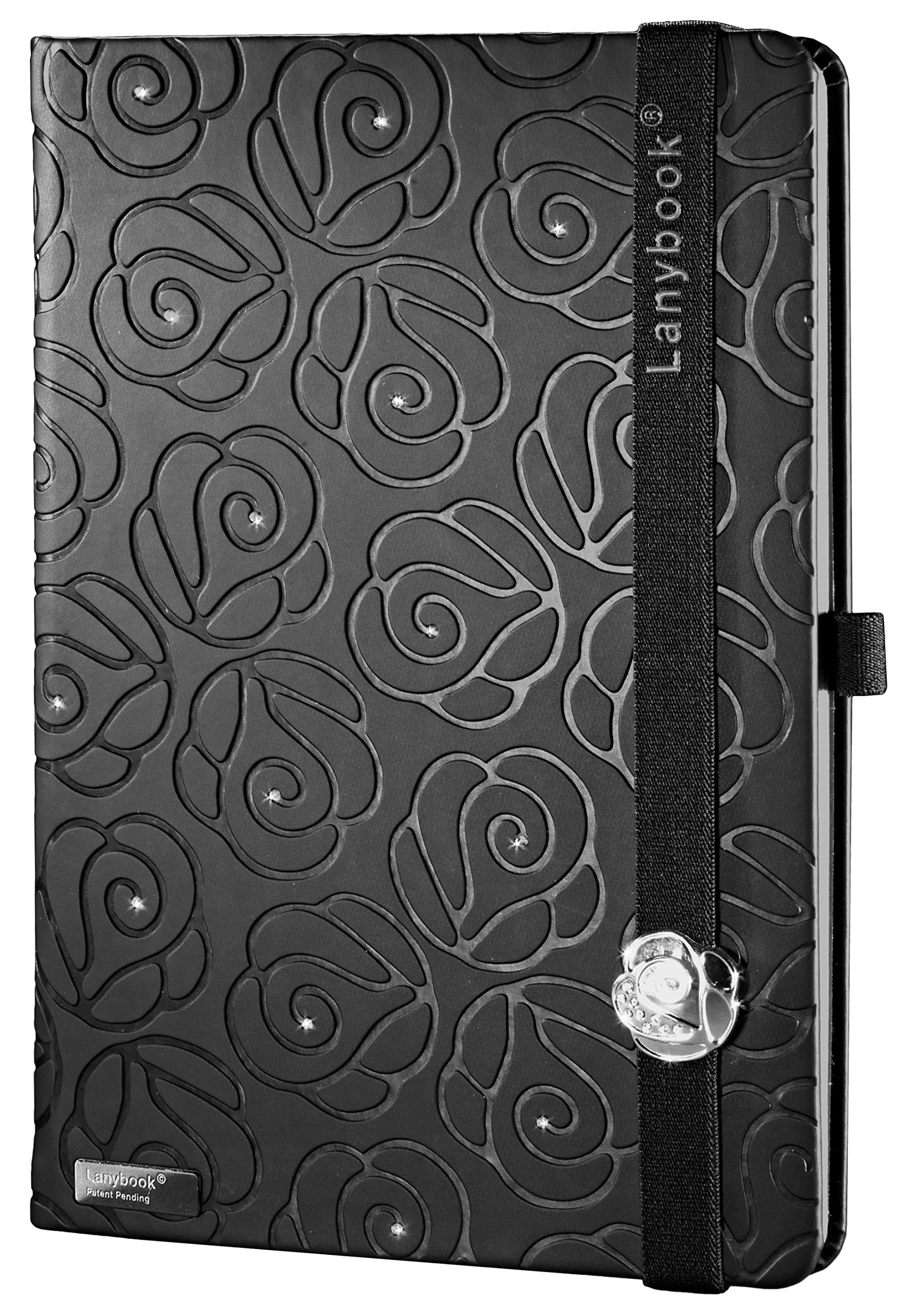 Medium Journal: Crystal Rose, Black (7709510)