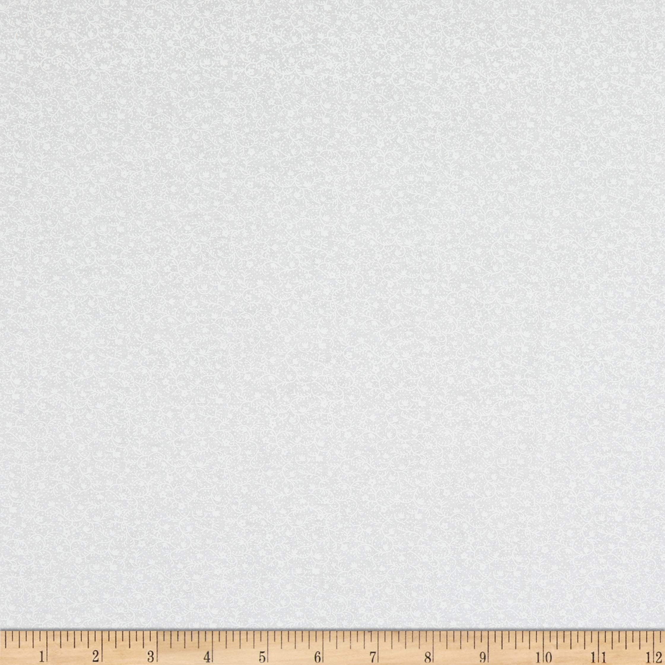 Richlin Fabrics Tone, Cotton, White on White