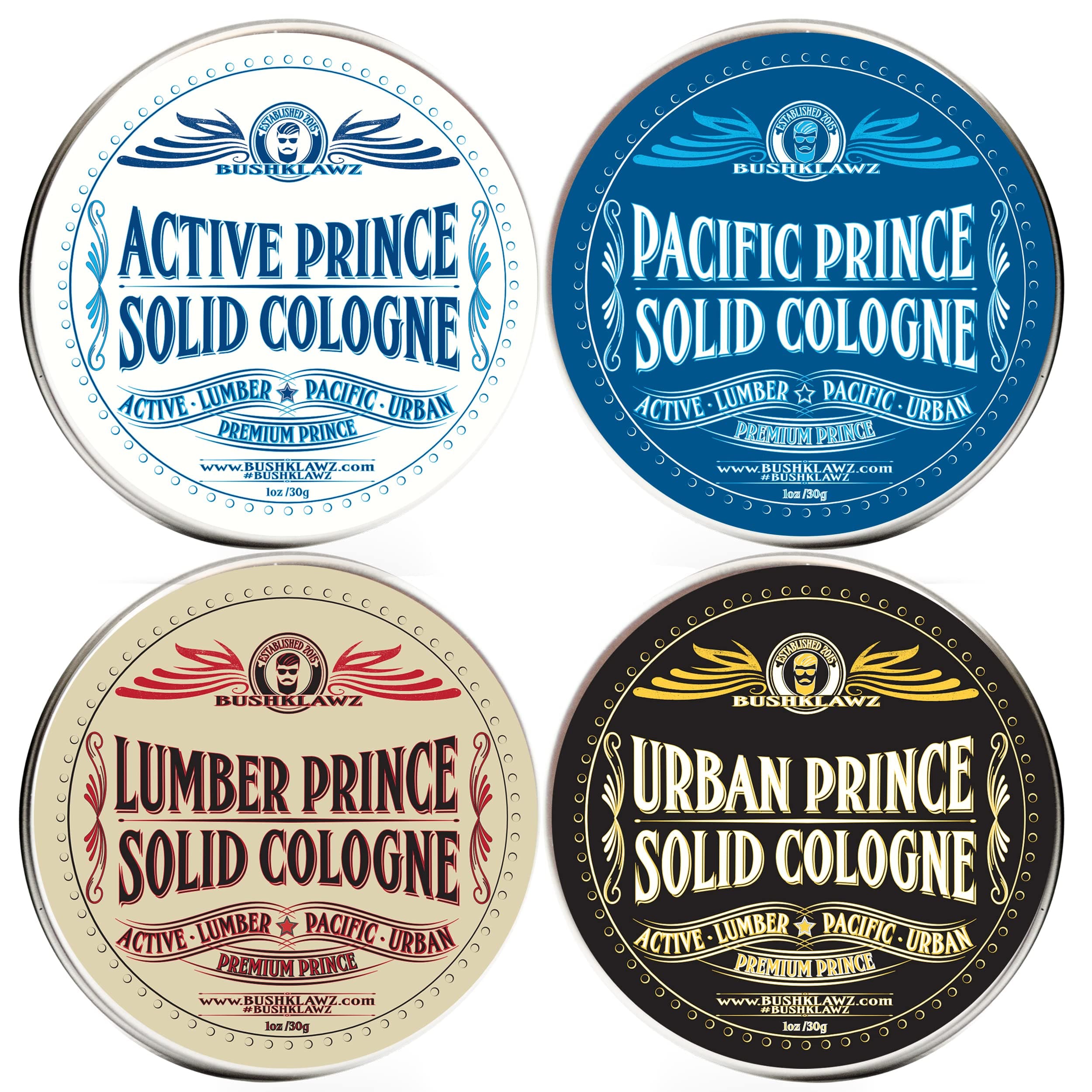 Solid Cologne Full Size 1oz (1 oz Tin, ALL)