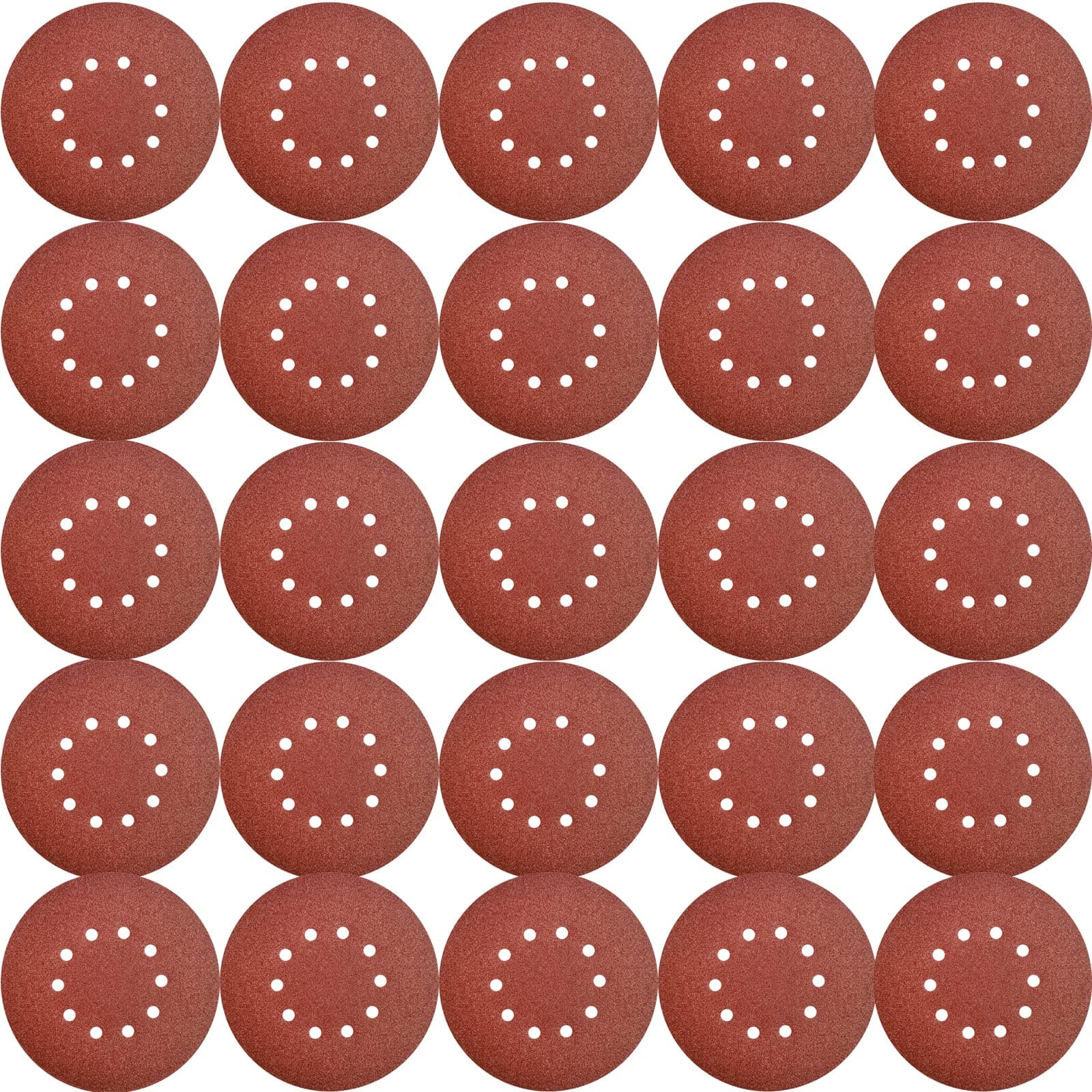 SACKORANGE 50 PCS 9-Inch 10-Hole Hook-and-Loop Sanding Discs for Drywall Sander (80)