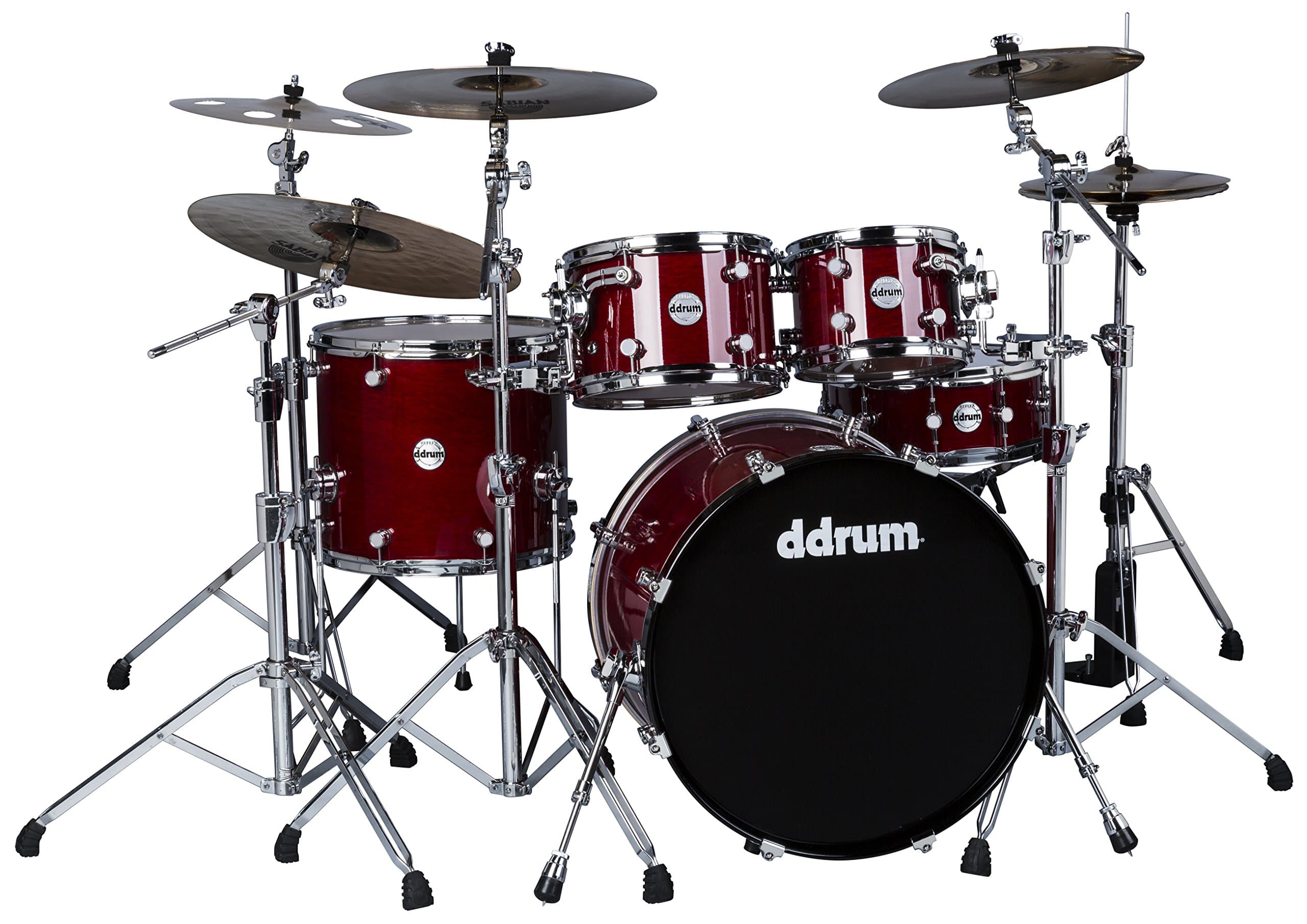 ddrum REFLEX ELT 522 TRD -Piece Drum Shell Pack Trans Red Lacquer