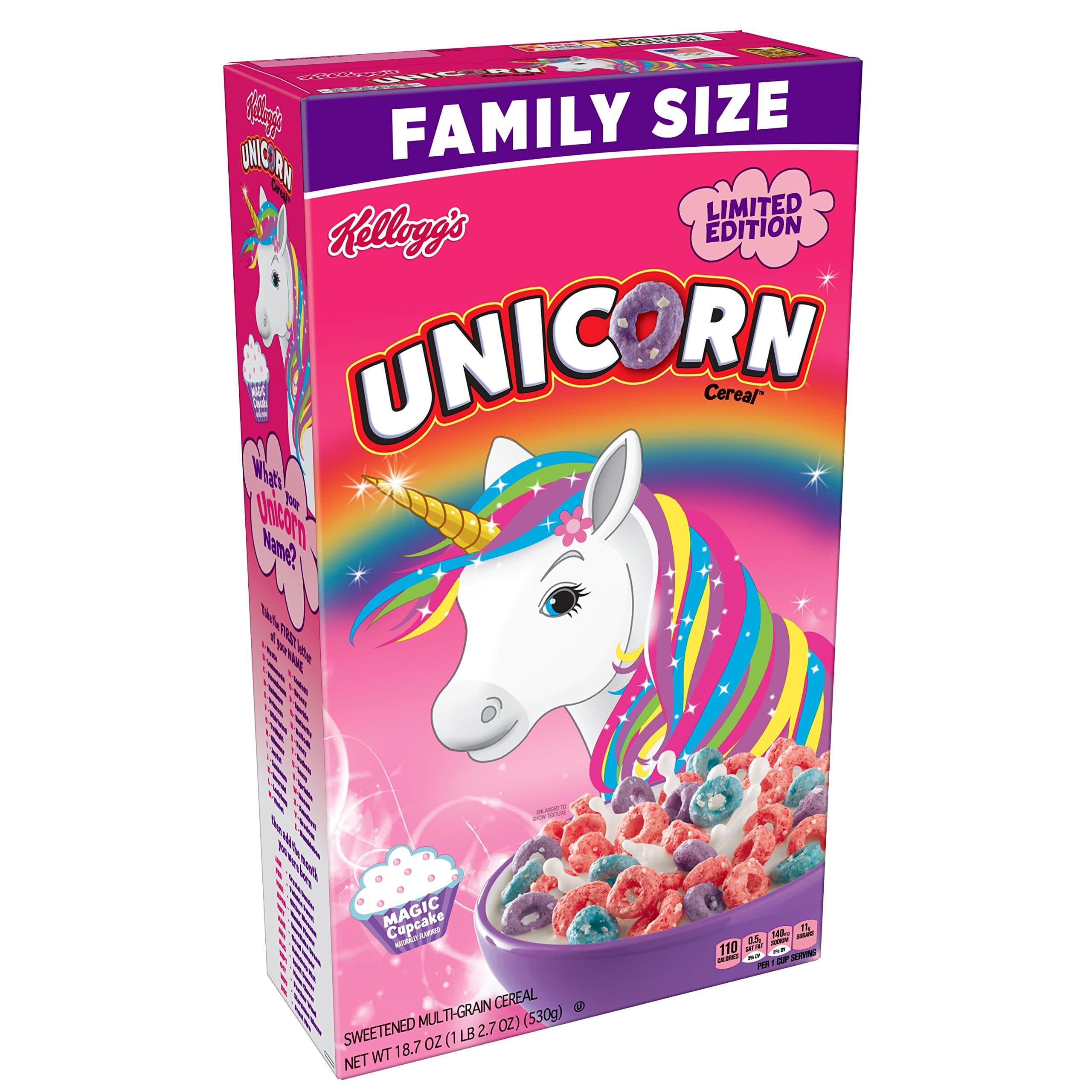 Kellogg's Unicorn Magic Cupcake Breakfast Cereal, 18.7 Ounce