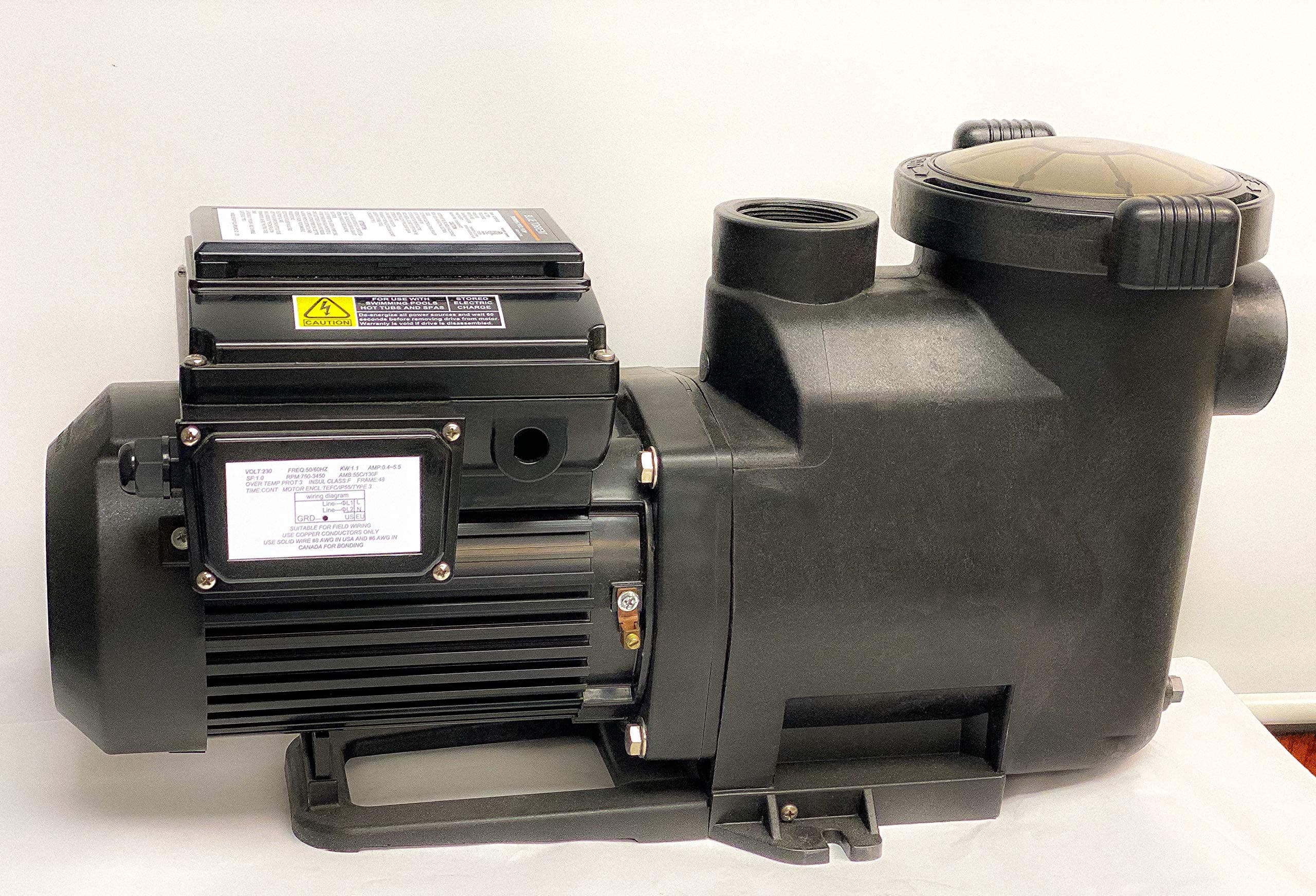 Blue Torrent Pumps Variable Speed In Ground Pool Pump 1.5hp Vs 220v 2" Plumbing