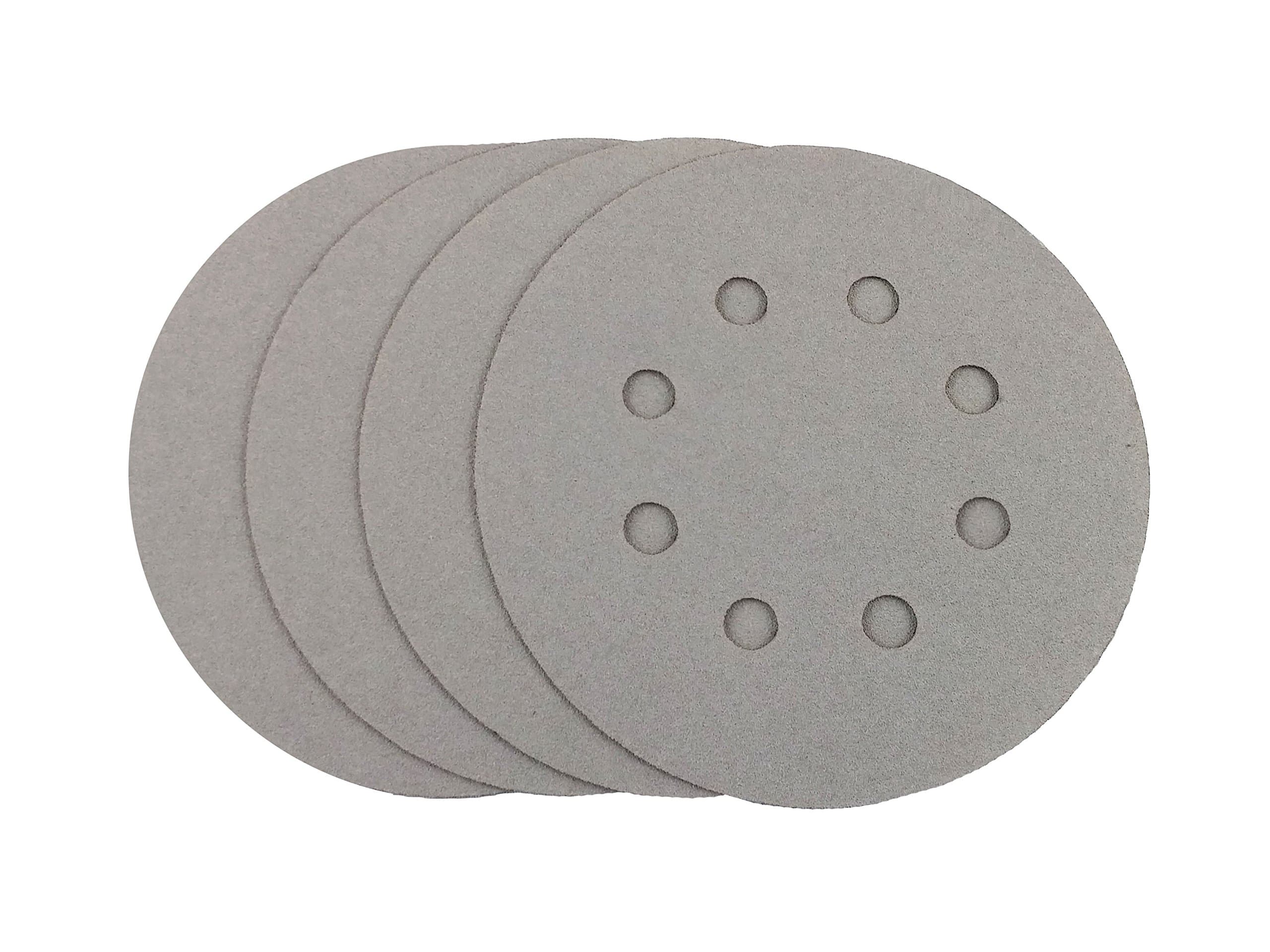 5" X 8 Hole Platinum Film Hook and Loop Grip Sanding Discs (50 Pack, 3000 Grit)