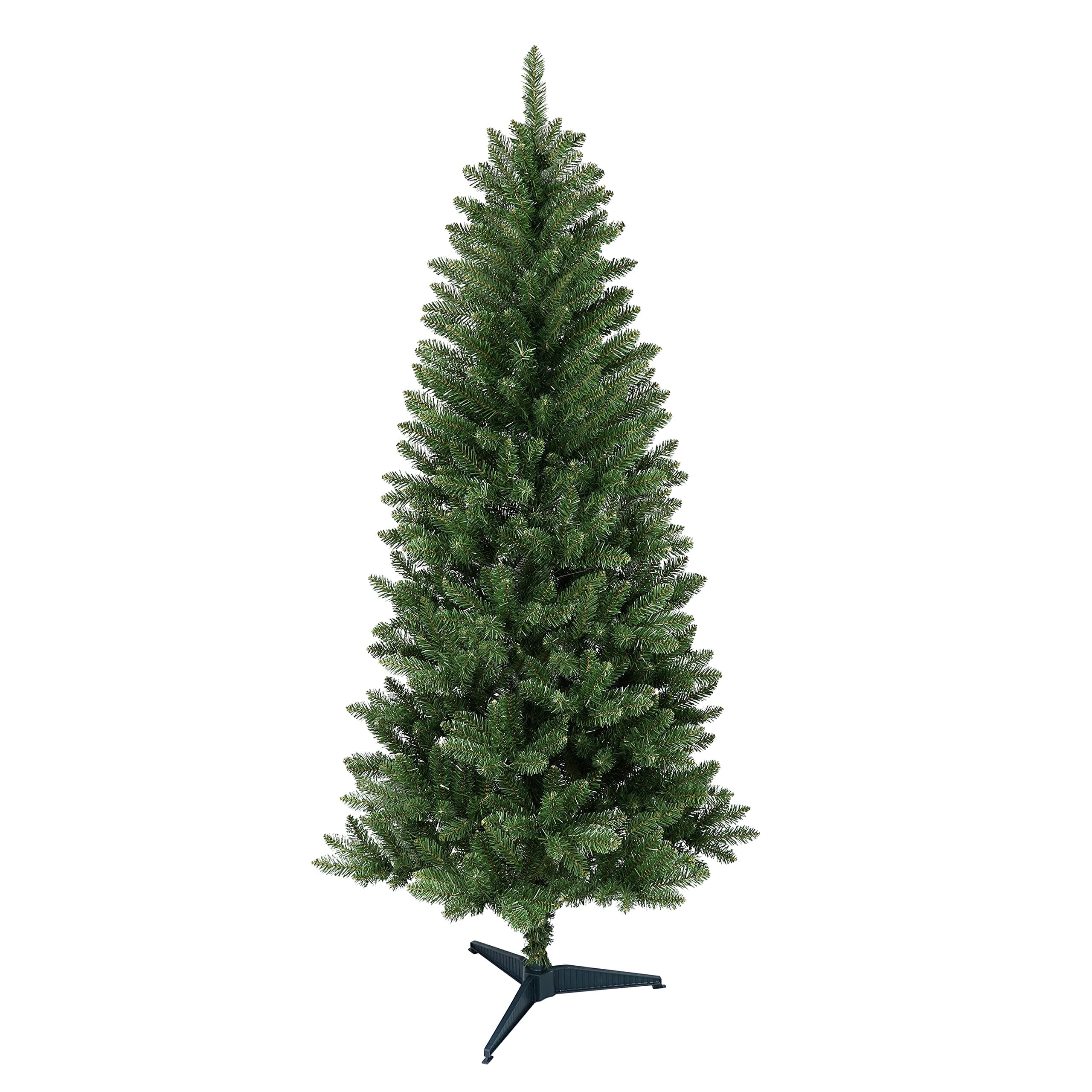 Puleo International 6' Carson Pine Unlit Artificial Christmas Tree with Stand, Green (CP-60)