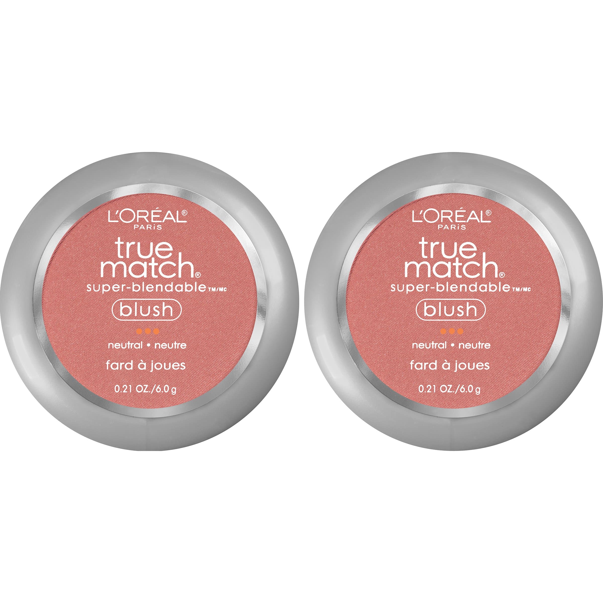 L'Oreal Paris Cosmetics True Match Super-Blendable Blush, Apricot Kiss, 2 Count