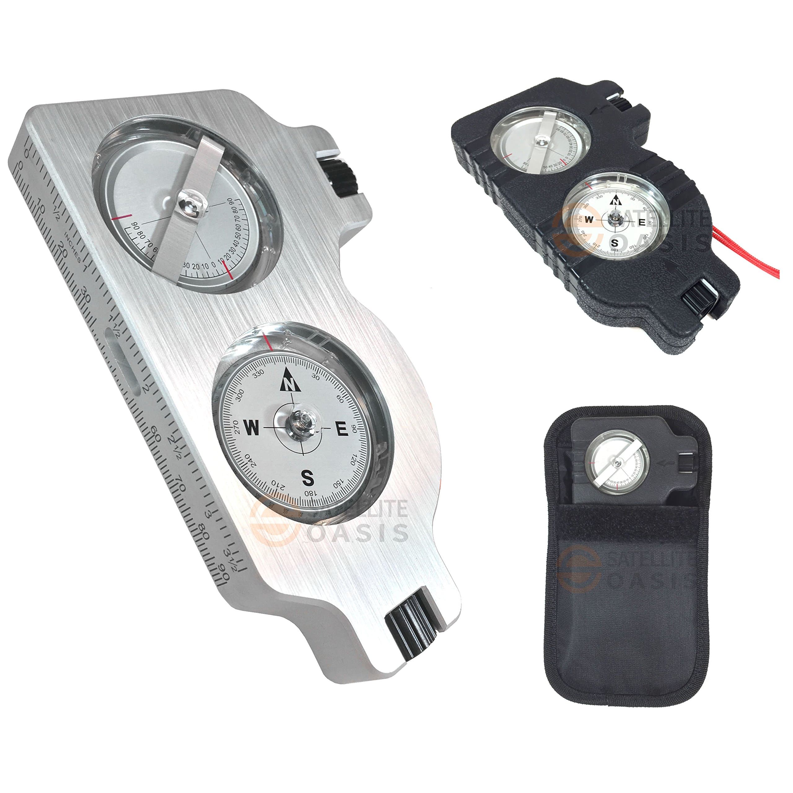 Satellite Inclinometer Compass Site Survey Tool in Tandem