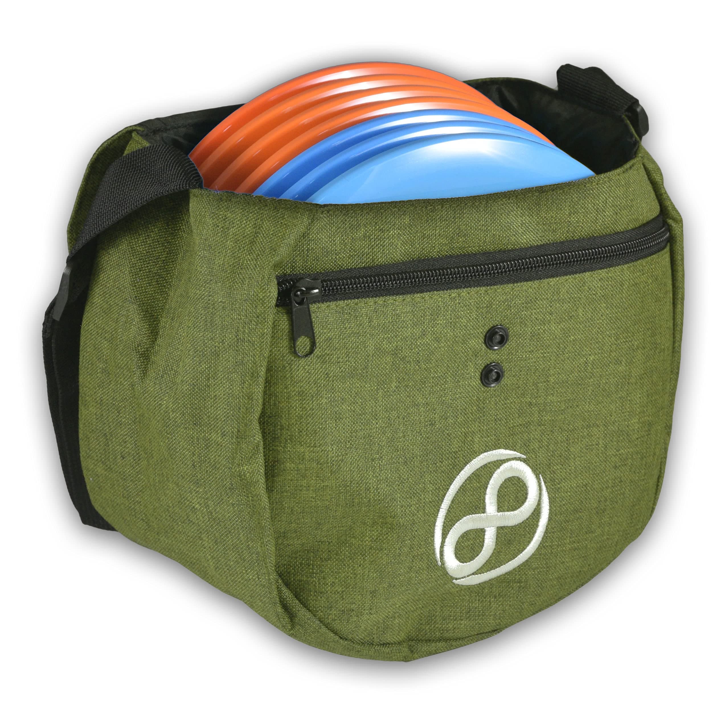 Infinite Discs Easy Bag - Disc Golf Starter Bag, Storage for 10 Discs