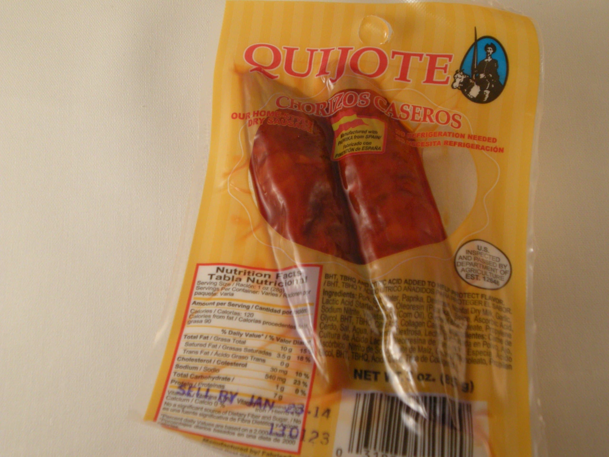 Chorizo Espanol Quijote 3oz