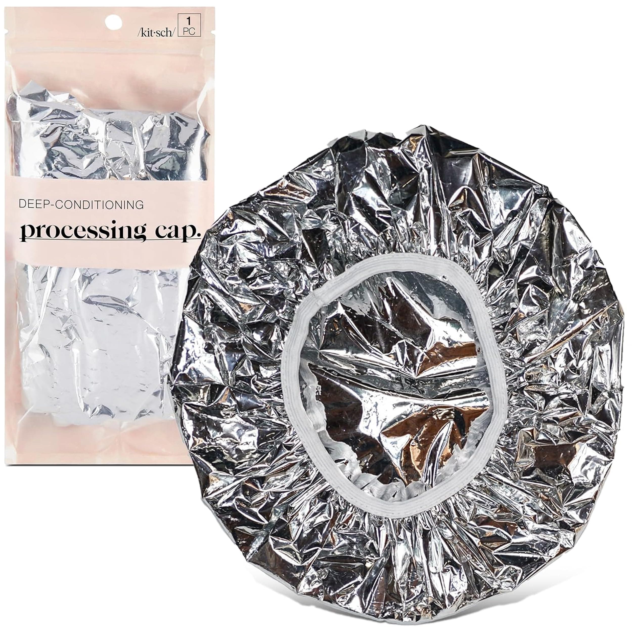 Pro Reusable Processing Cap for Hair, Deep Conditioning Cap, Coloring Cap for Hair, Silver Foil Cap