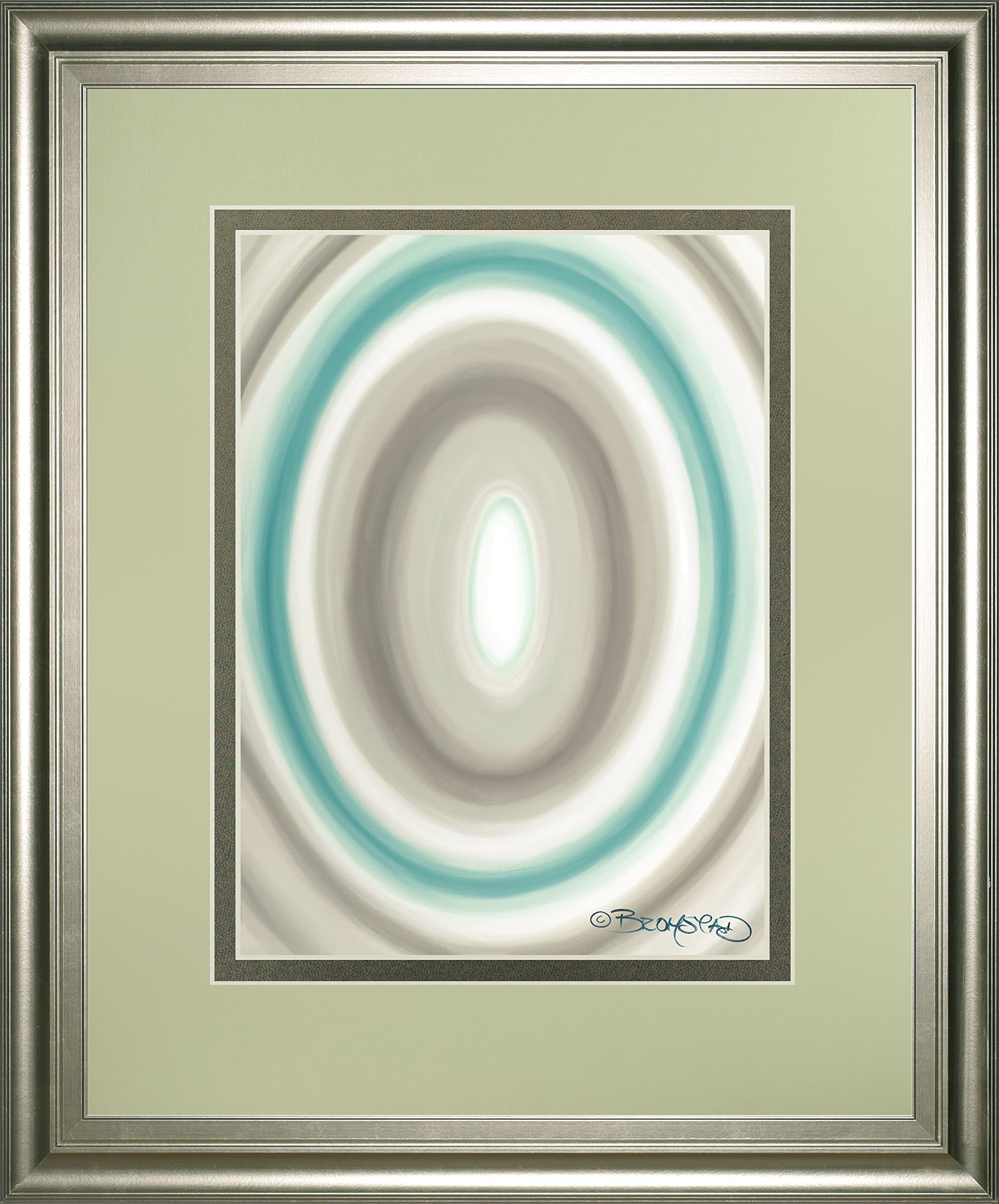 DM5604 Concentric Ovals #1" Framed Prints by David Bromstad