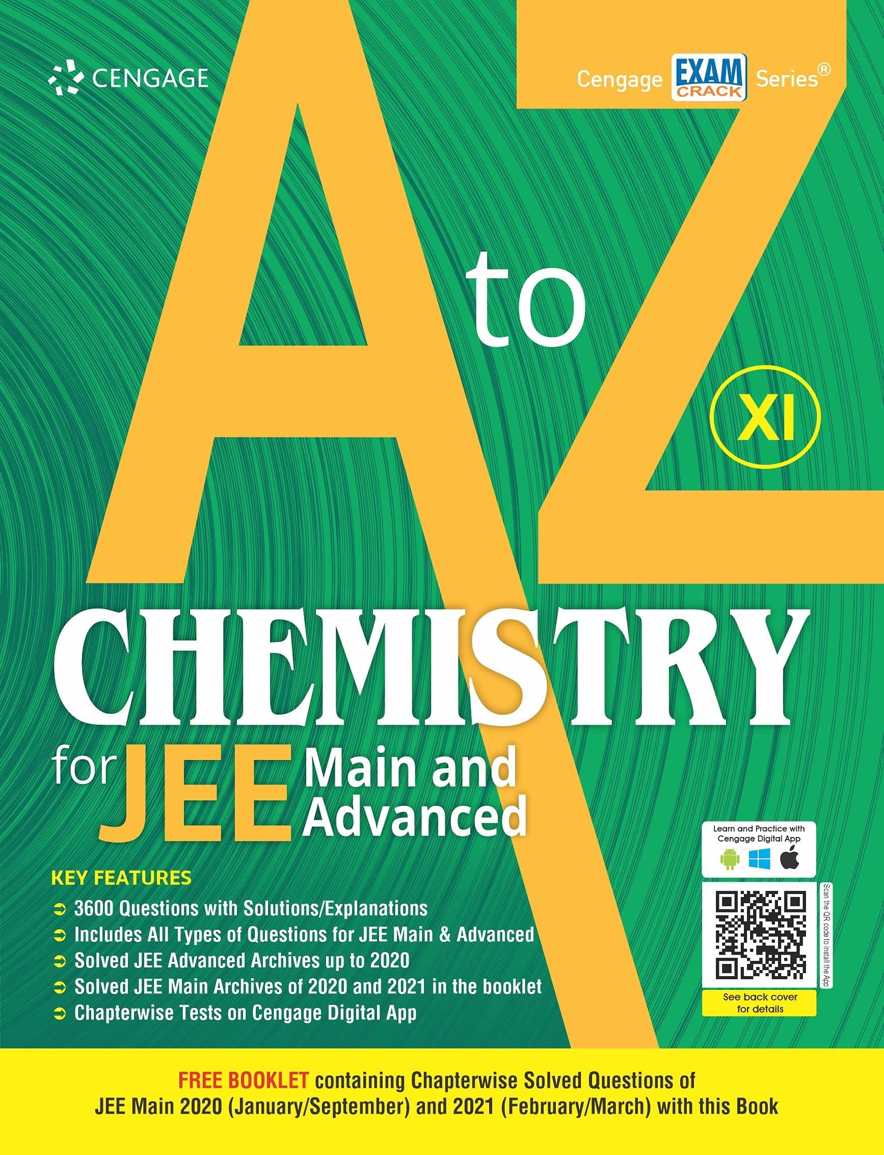 Cengage Learning A to Z Chemistry for JEE Main and Advanced: Class XI