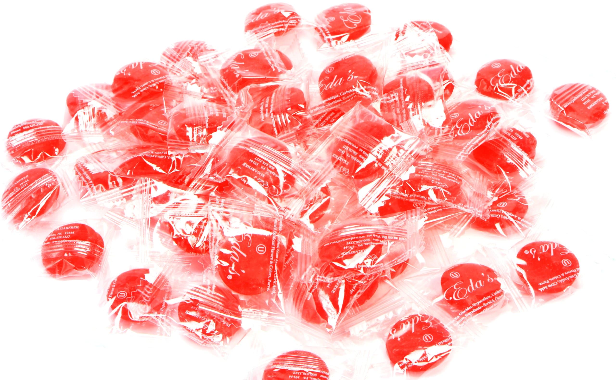 Sugar Free Grapefruit Hard Candy, ONE POUND, individually wrapped, OU Parve, Uses Sorbitol, Low Sodium