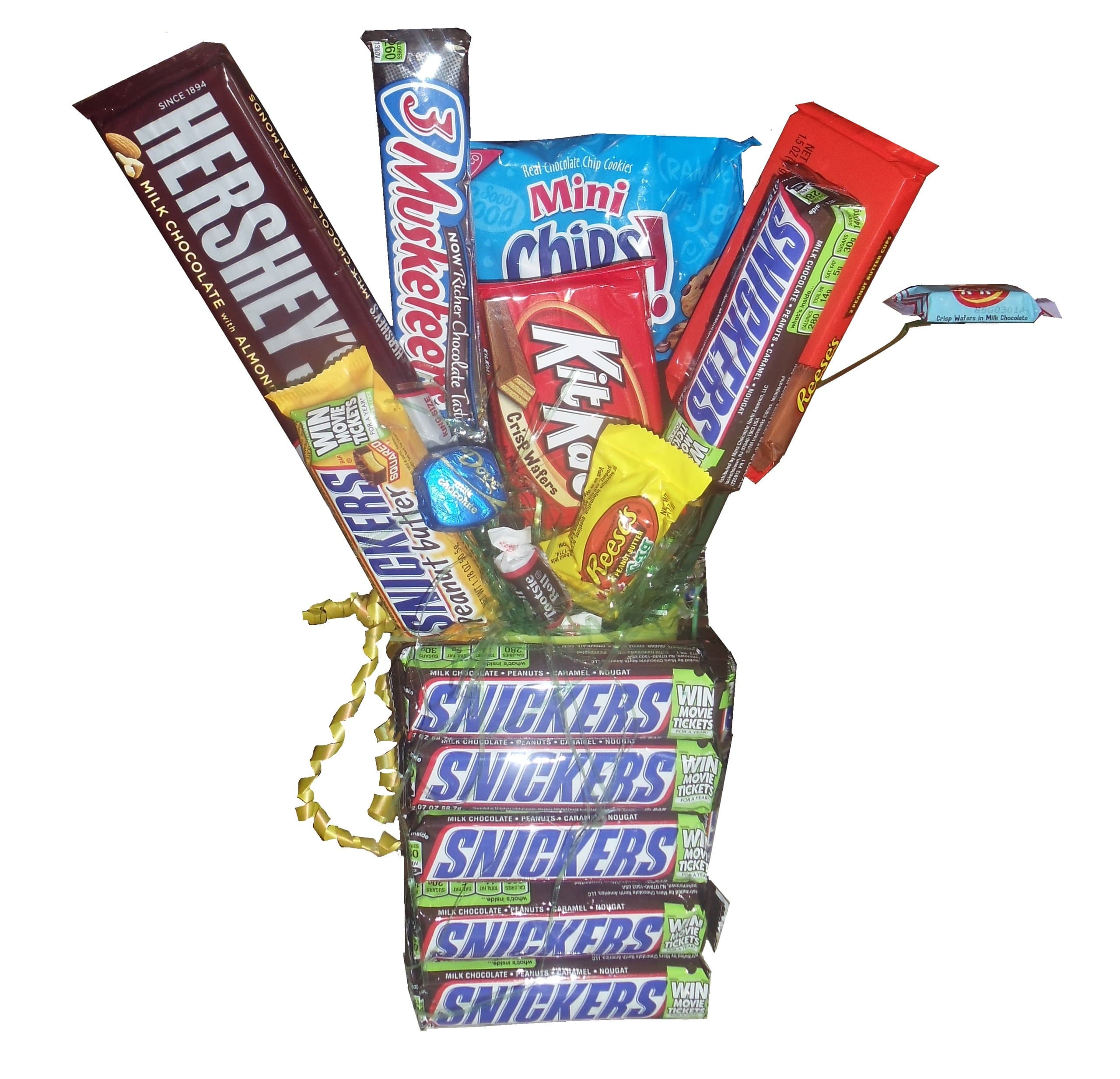 Candy Bar Lovers ~ Chocolate Tower Gift Bouquet