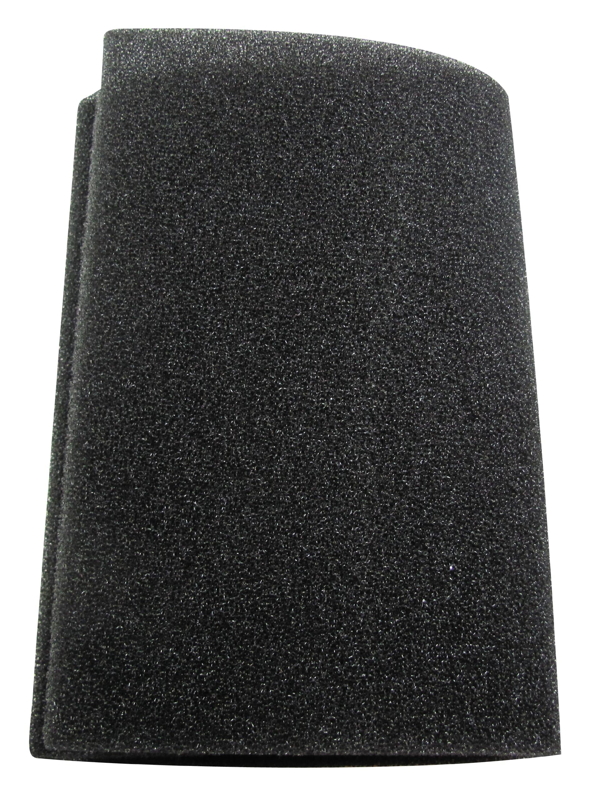 UNI Universal Filter Foam - 12" x 24" x 3/8" - Black