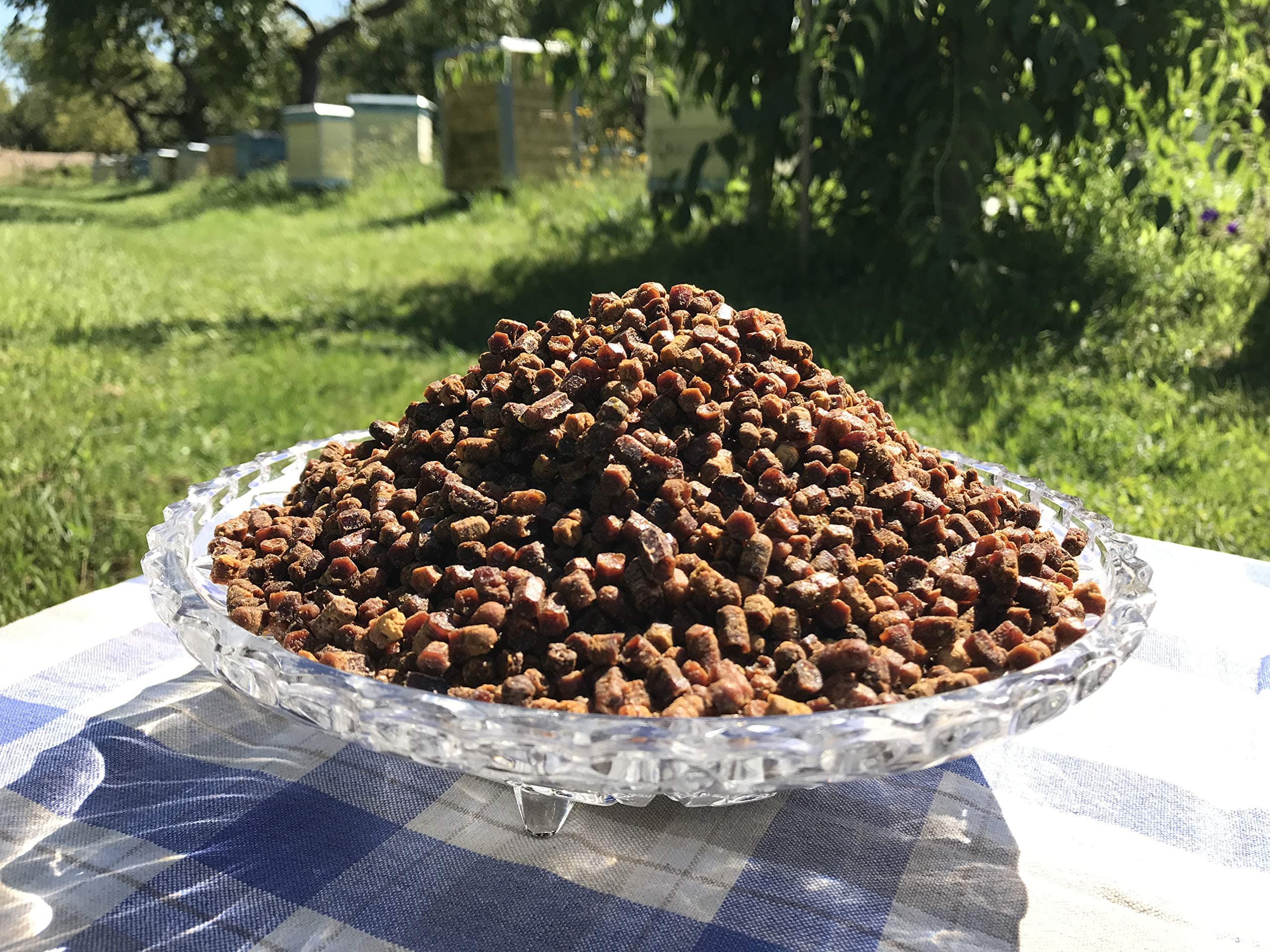 Bee Bread, Perga, Fermented Bee Pollen, Raw & Natural, No Preservatives, No Genetic Engineering, Suitable for Vegetarians, 500g.