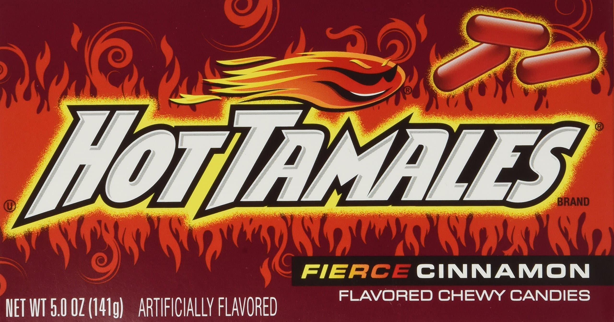 Hot Tamales Cinnamon Candy Big Theatre Box 141g (6 pack)