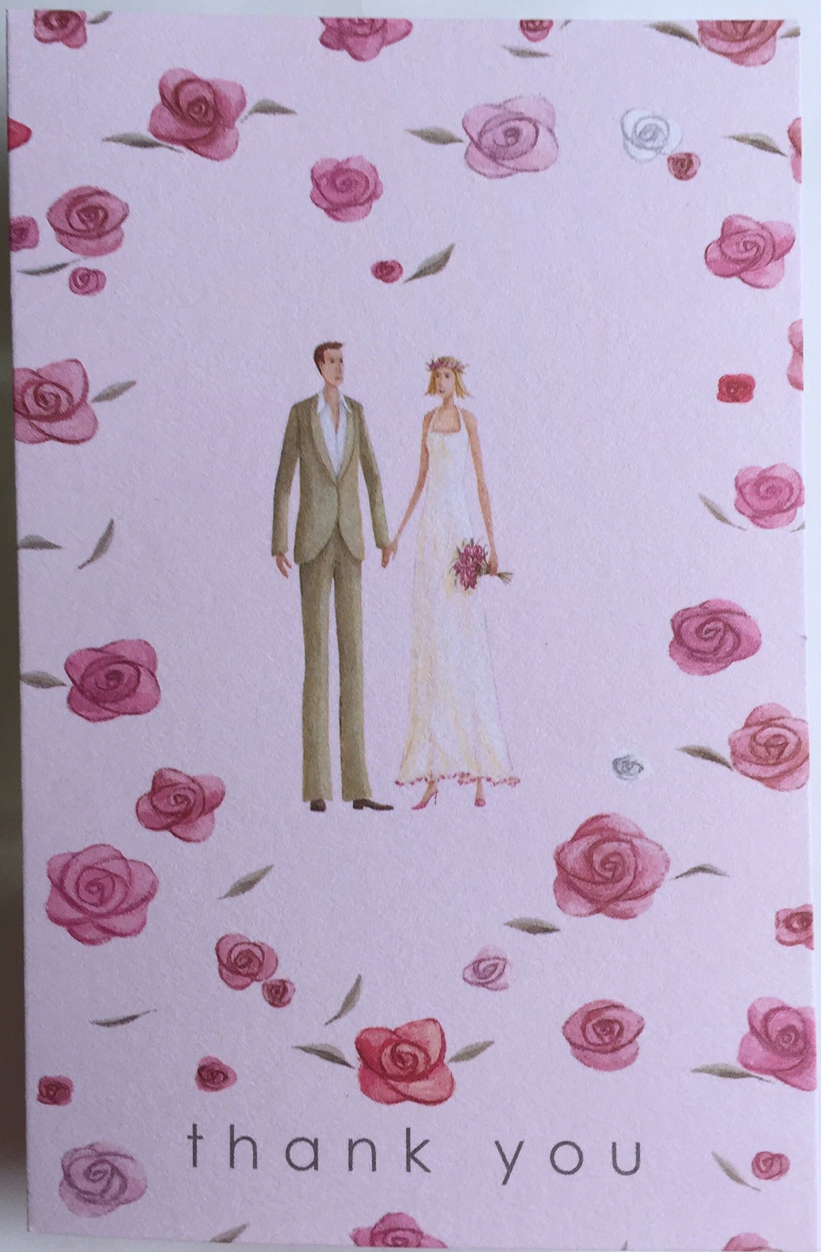 Bride and Groom Wedding Thank You Notes