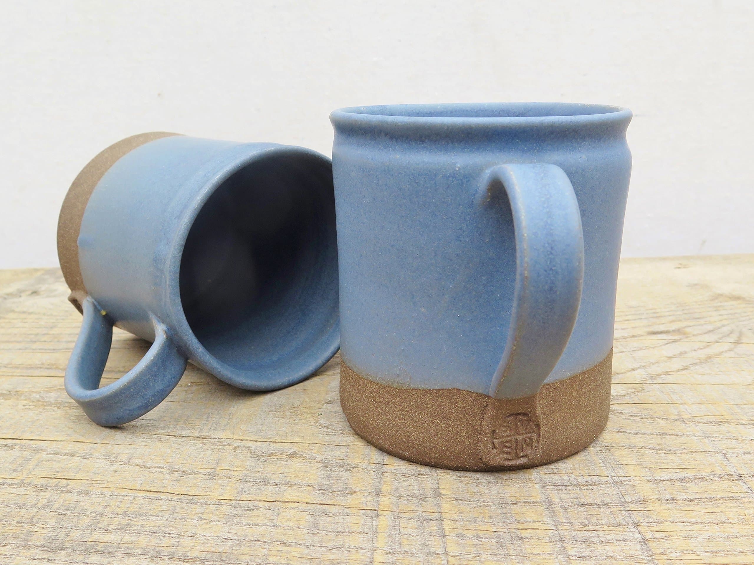 Presidio Line: Large Handthrown Blue Mug