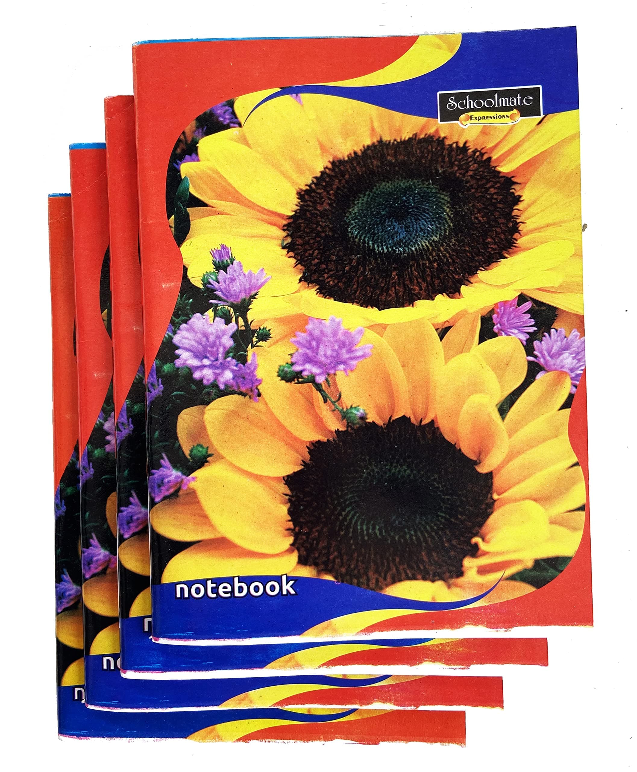 Schoolmate Notebooks | School Copy | Exercise Notebook | Student Notebook | Class Cpoy - Single Line, 144 Pages, 220 mm x 170 mm - Pack Of 5