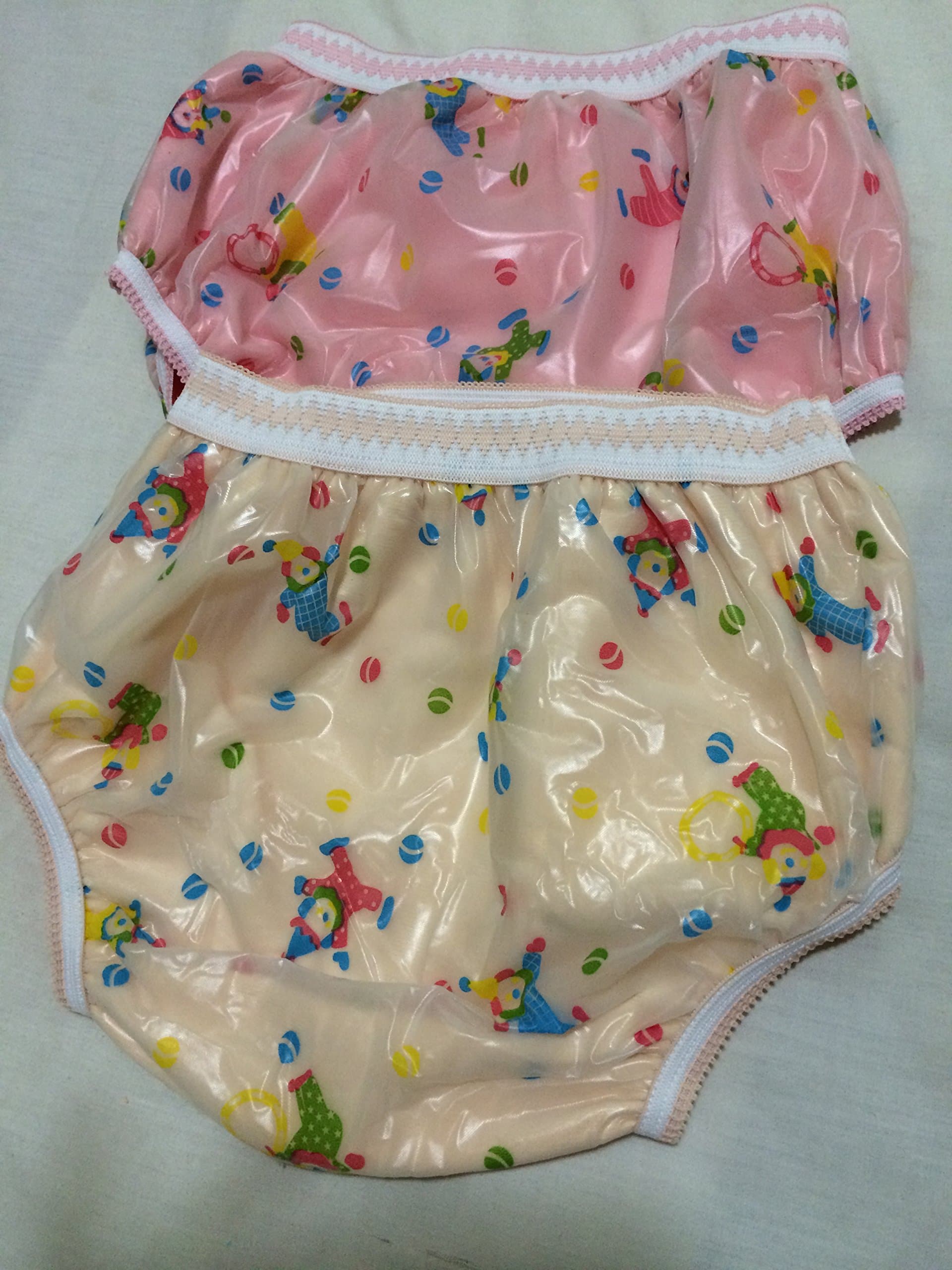 Cloth Diaper Potty Training Kids Underpants Pull up Cotton Plastic Panty Mess Free Waterproof Reusable Set of Two