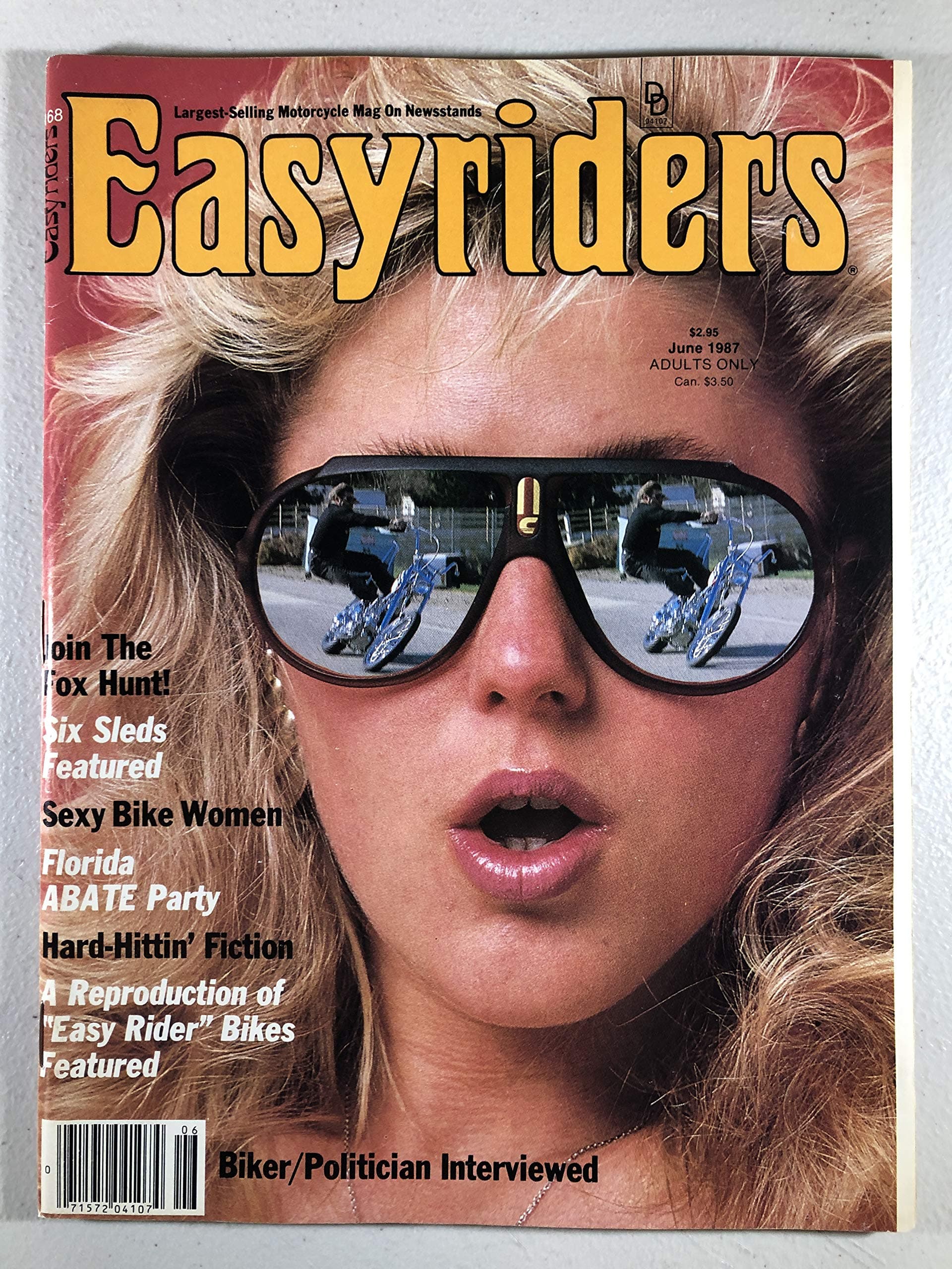 Easyriders Magazine June 1987 "Join The Fox Hunt!" Unknown Binding