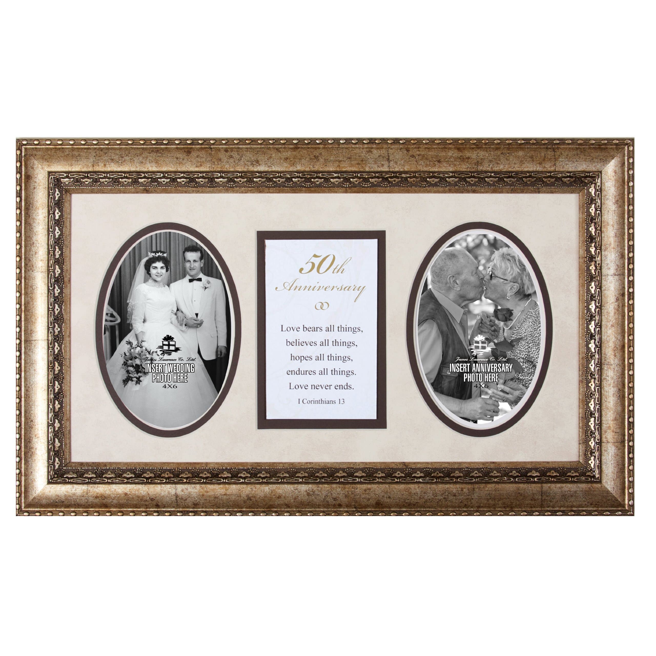 50th Anniversary Framed Wall Art Picture Frame