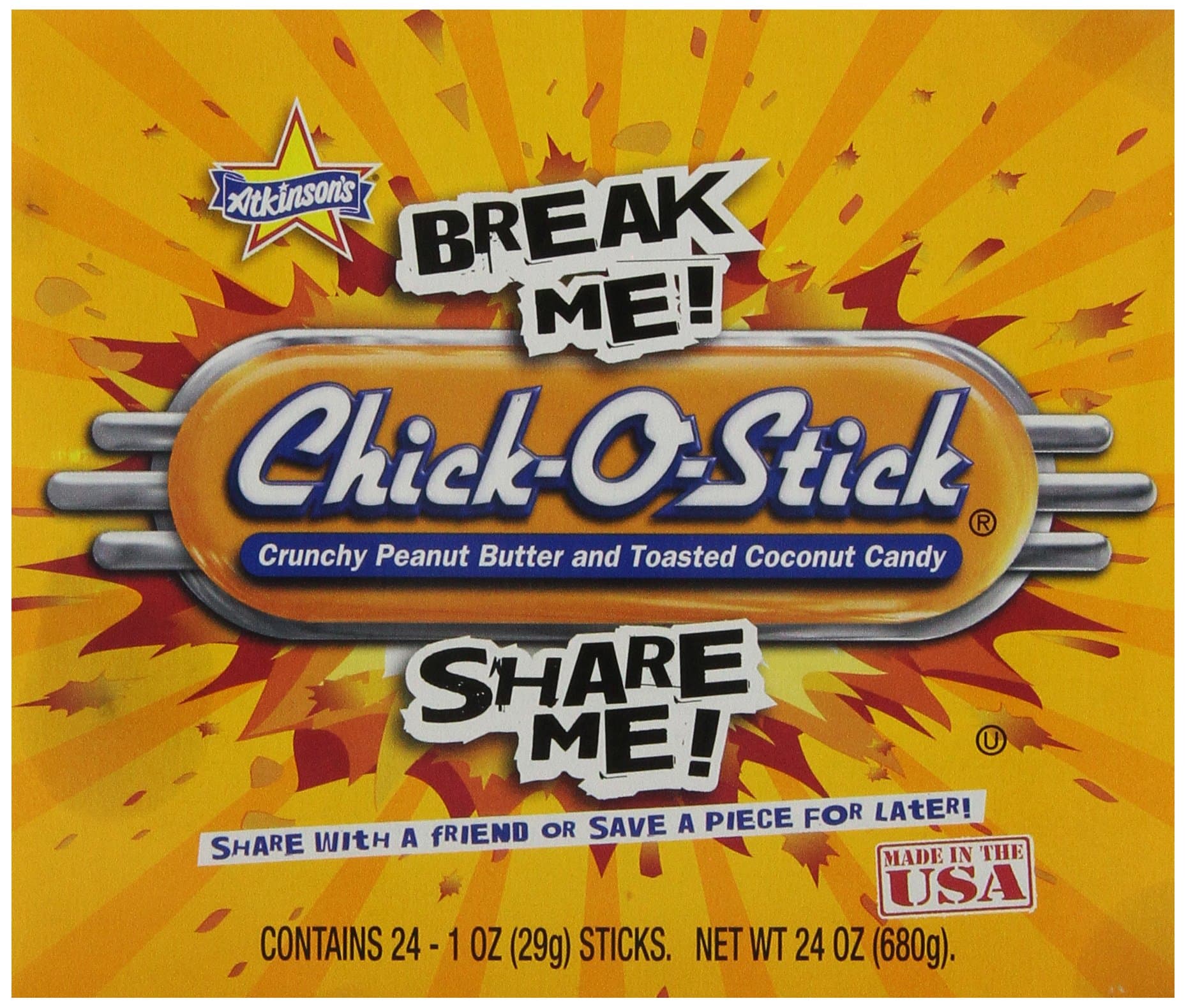 Chick o stick24 pack of 1oz Bars