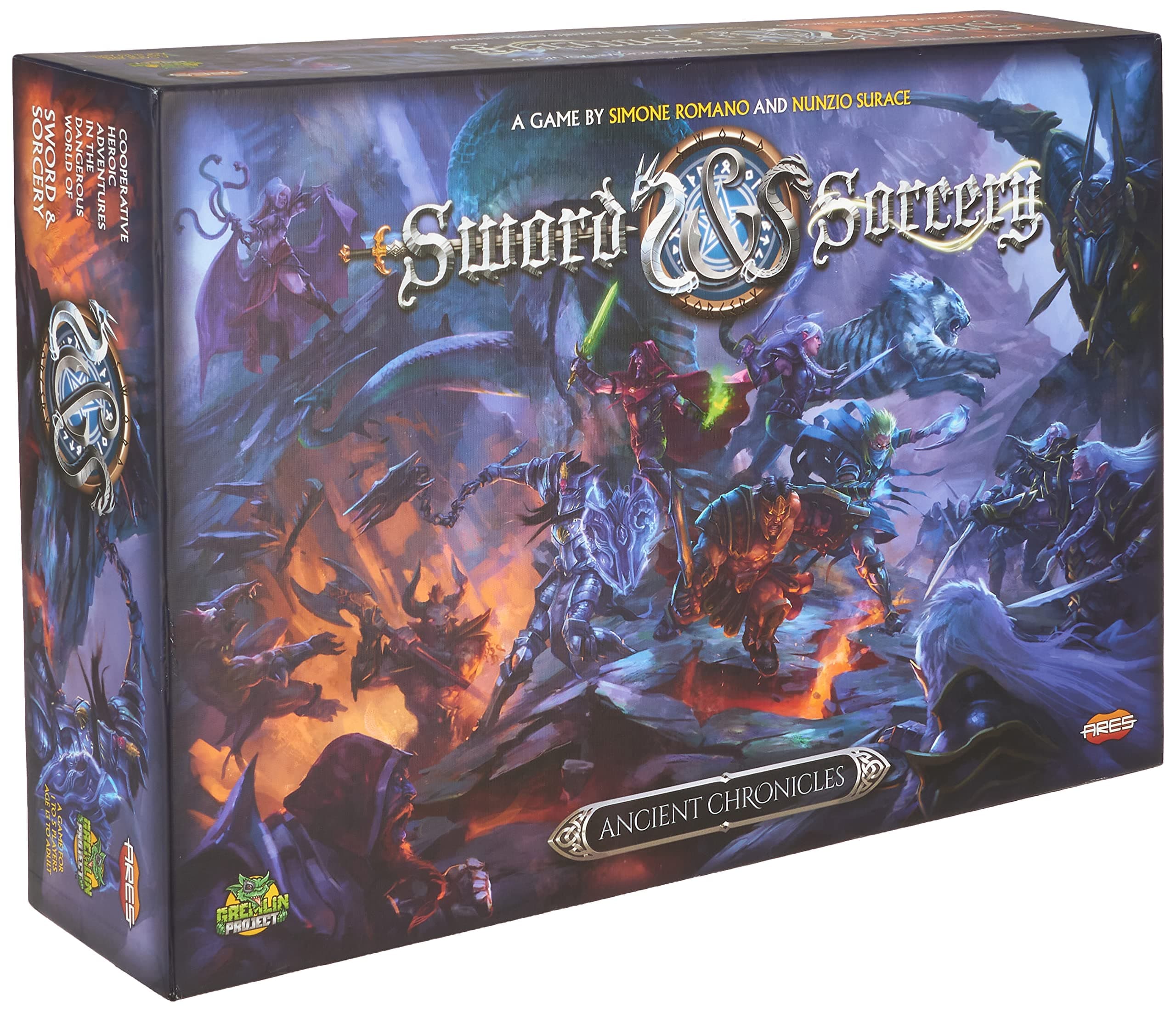 Sword & Sorcery: Ancient Chronicles Core Set - A Board Game 1-5 Players - Board Games for Family 60+ Minutes of Gameplay - for Kids and Adults Ages 14+ - English Version, Multi-Colored