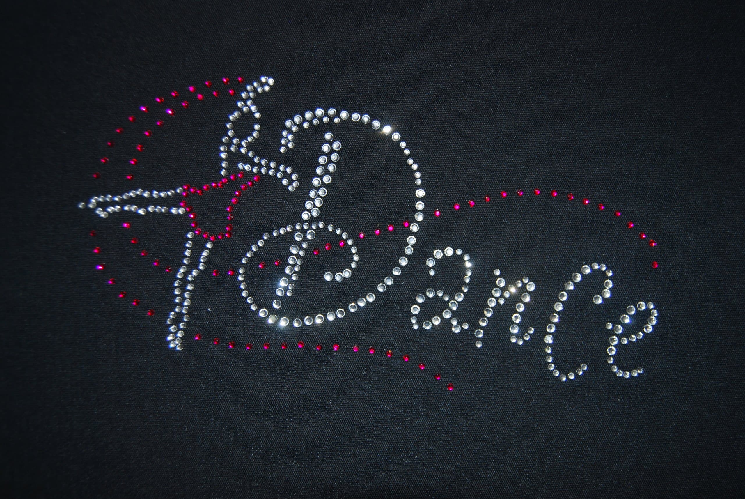 Idance Dance Iron on Transfer Rhinestones Dimensions: