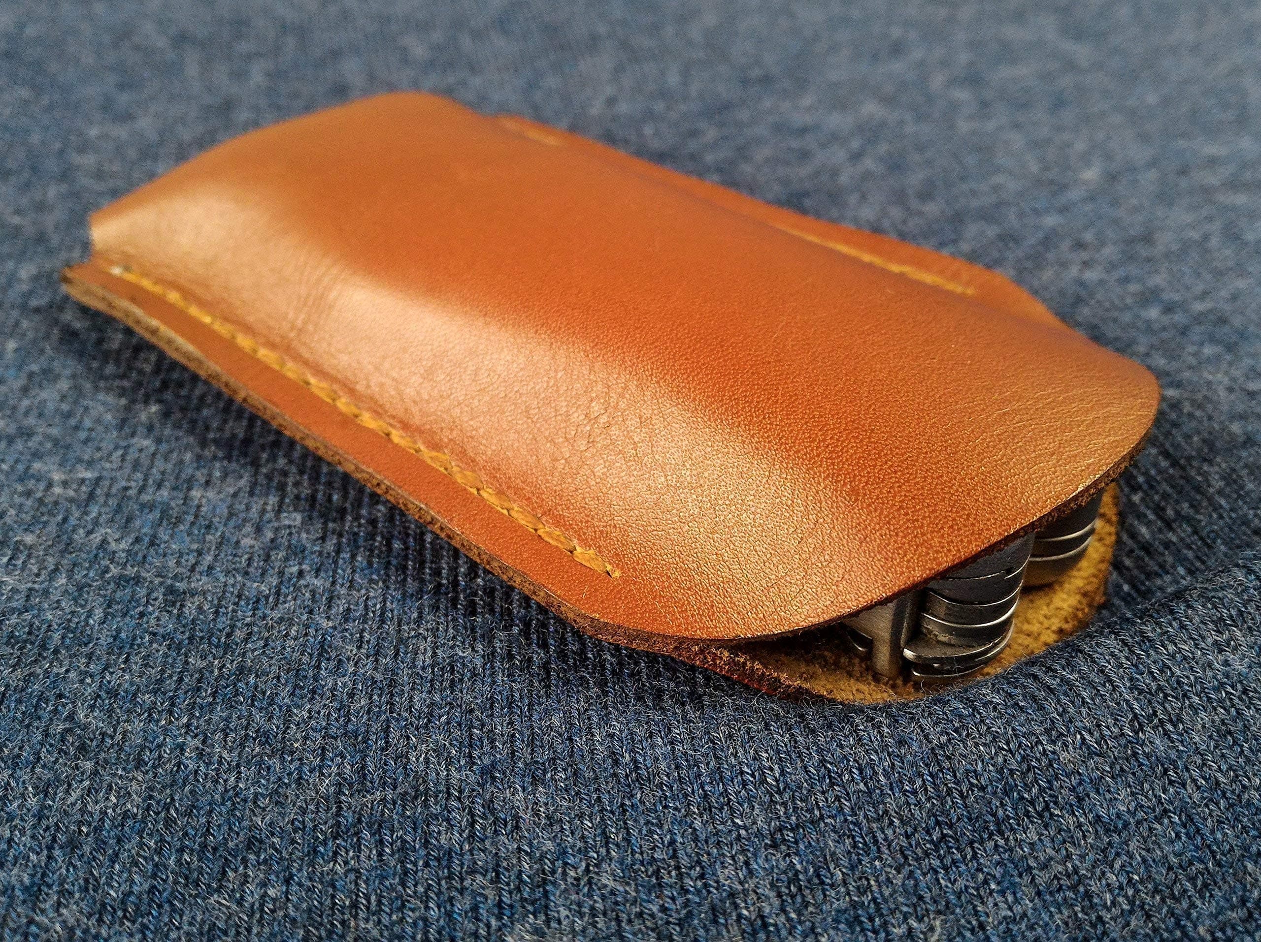Leather pocket pouch for Leatherman Wave , multitool case, leather pocket multitool sheath, every day carry, EDC, leather knife holster