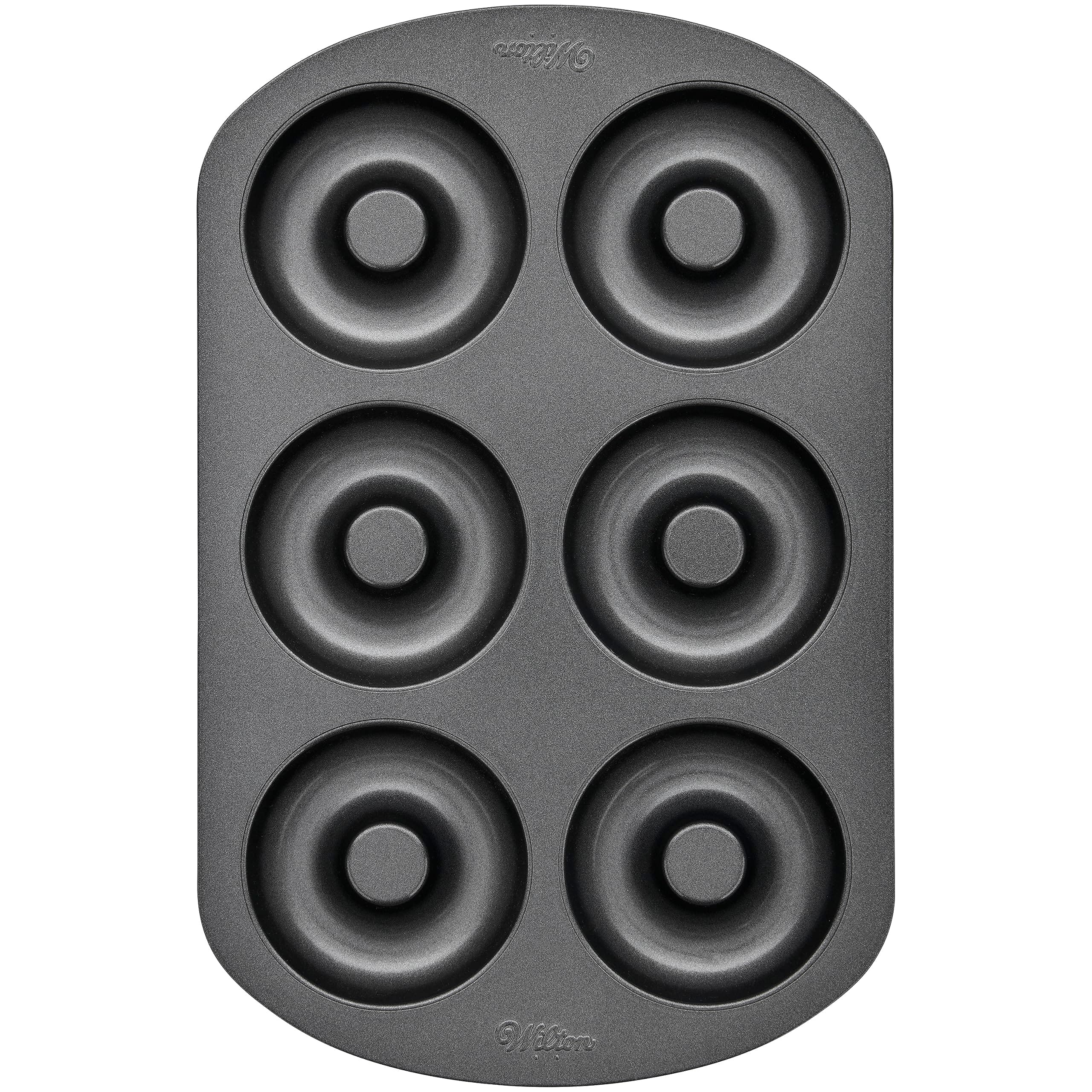Wilton Doughnut Baking Tin, Non Stick, Large, 6 Hole