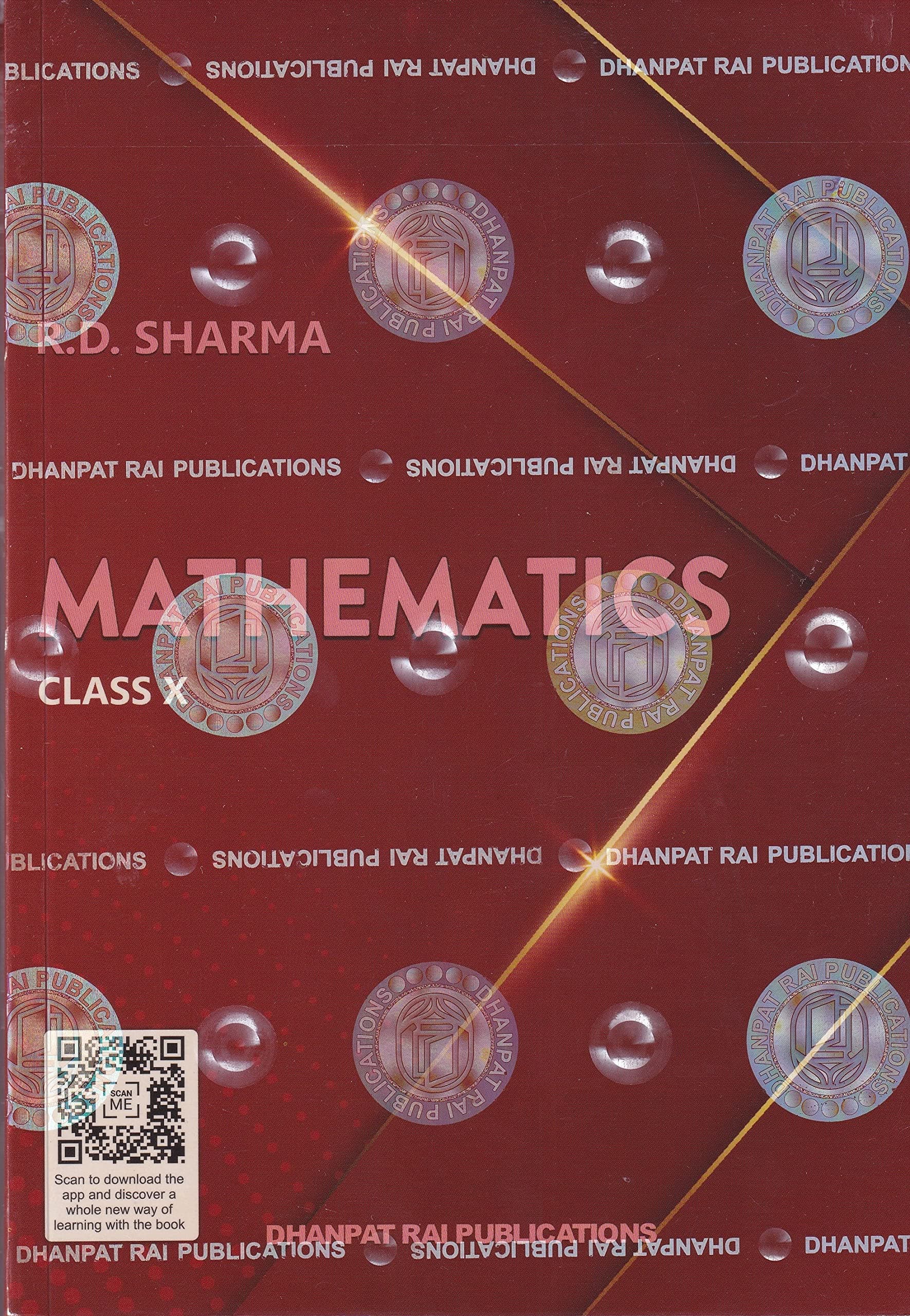 Mathematics for Class 10 - CBSE - by R.D. Sharma Examination 2022-23