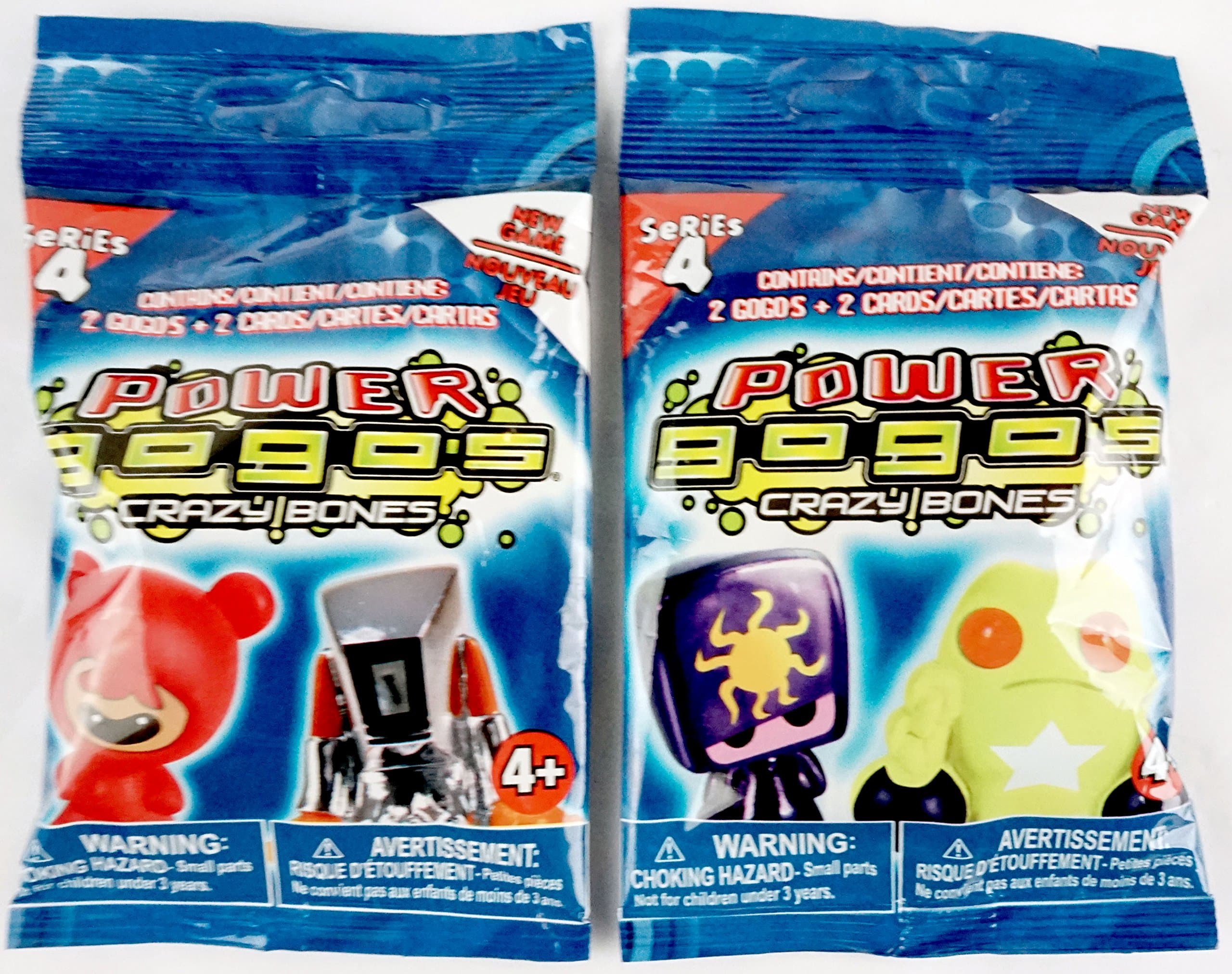 Series 4 -2 Pack Set- Each Pack of 2 Figures & 2 Stickers - New Game Exclusive Collectable Edition Y