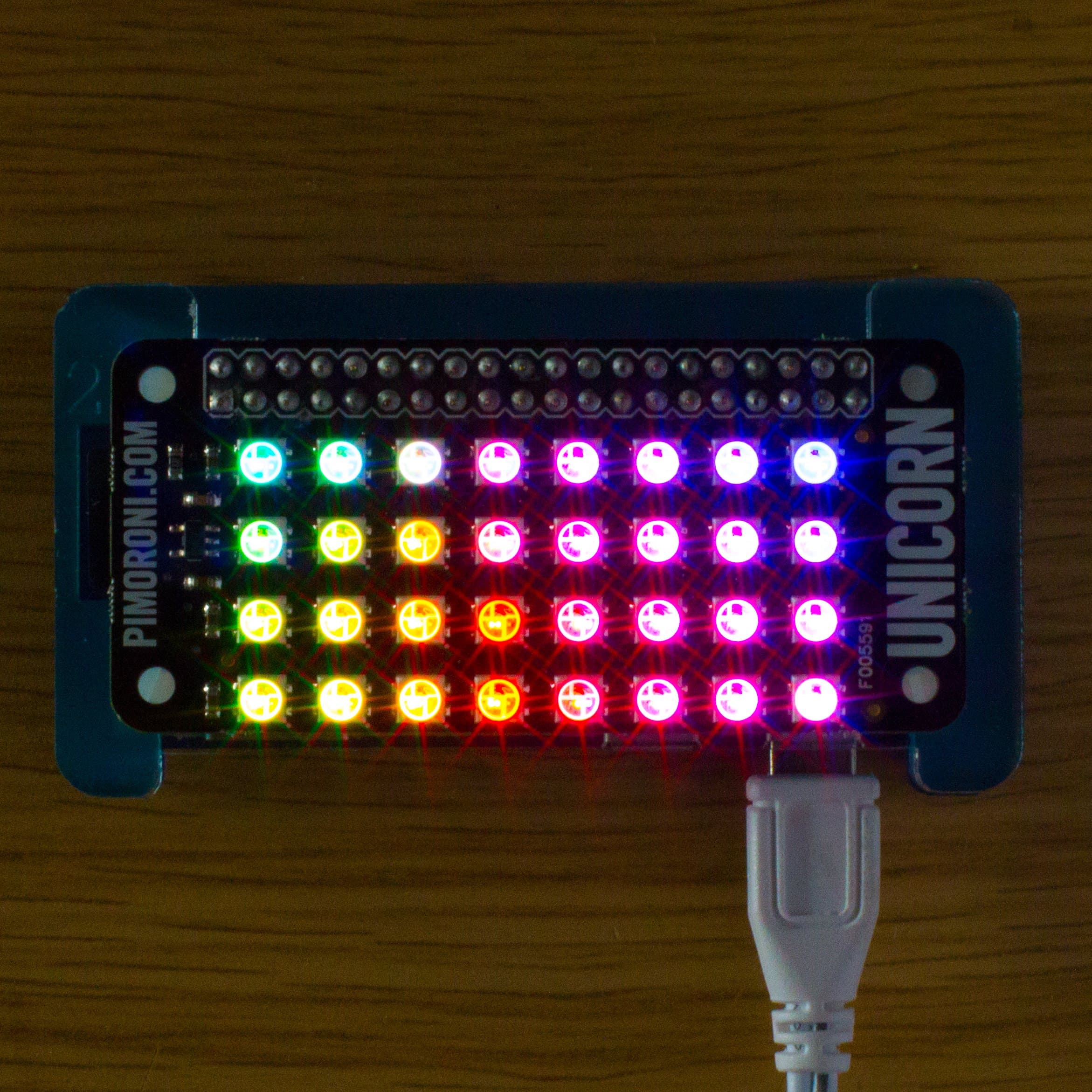 Pimoroni Unicorn pHAT for Raspberry Pi