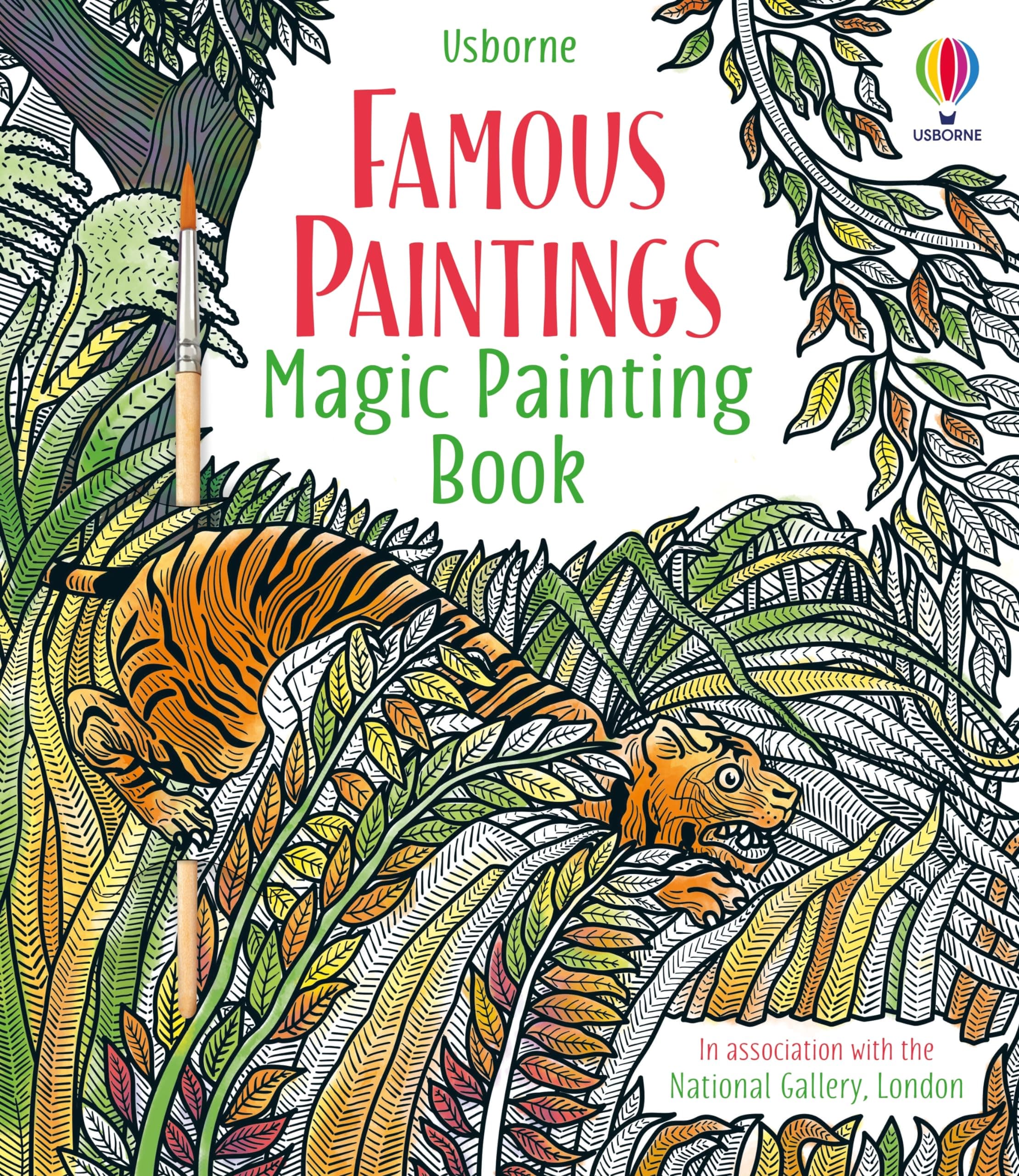 Famous Paintings Magic Painting Book