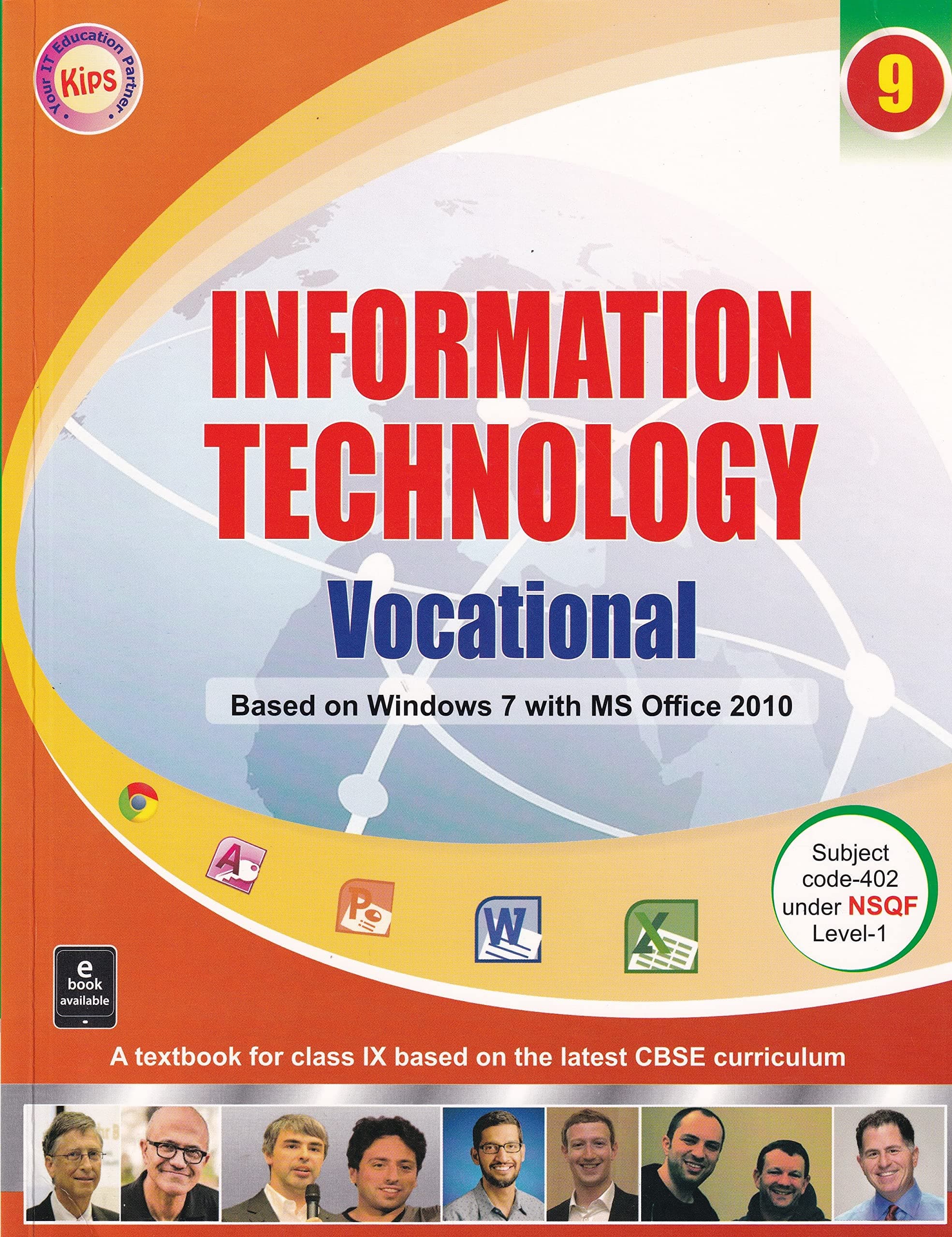 Information Technology Vocational Class 9 with MS Office 2010 under NSQF Level-1 - CBSE - Examination 2023-2024